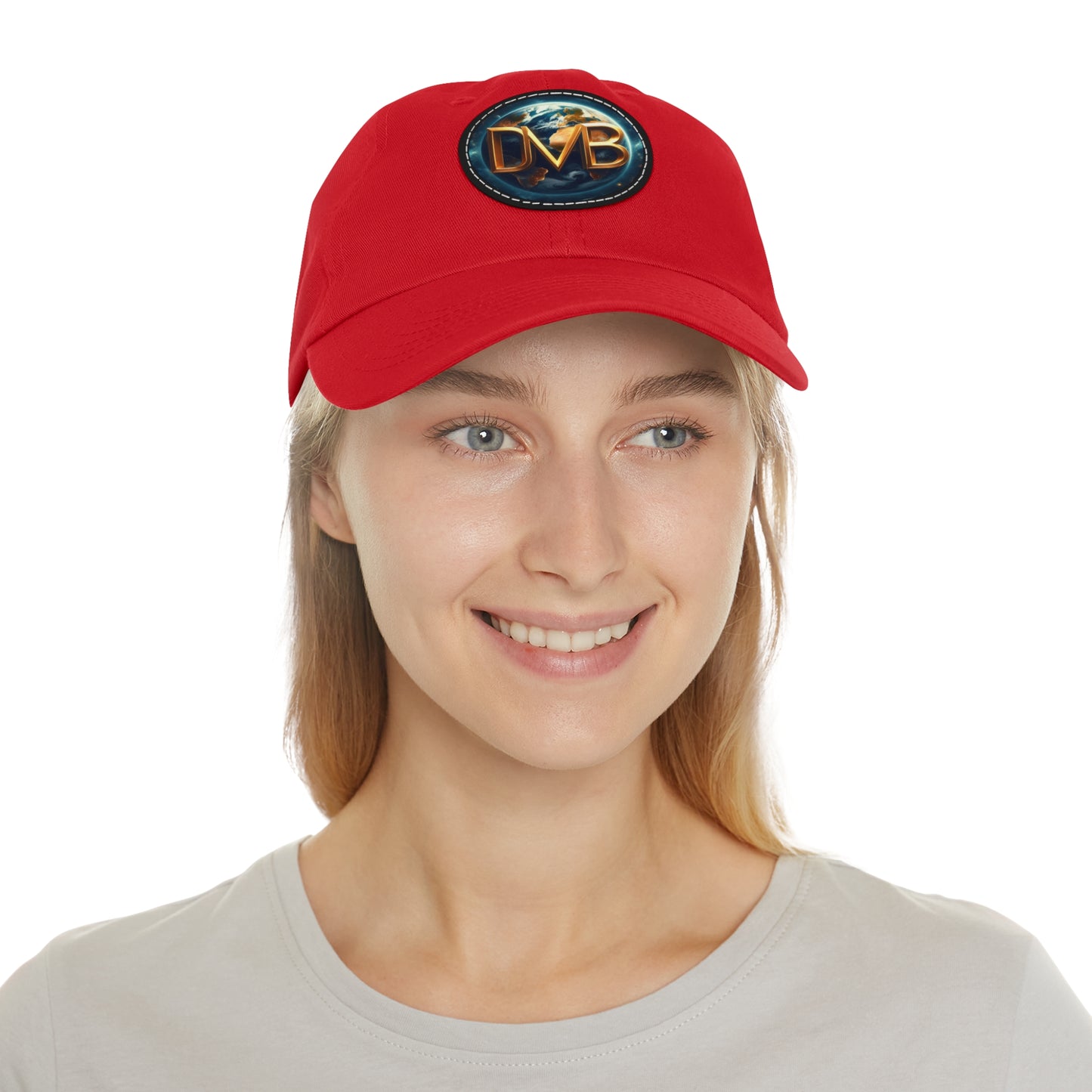 Diego Von Bellini Dad Hat with Leather Patch (Round)