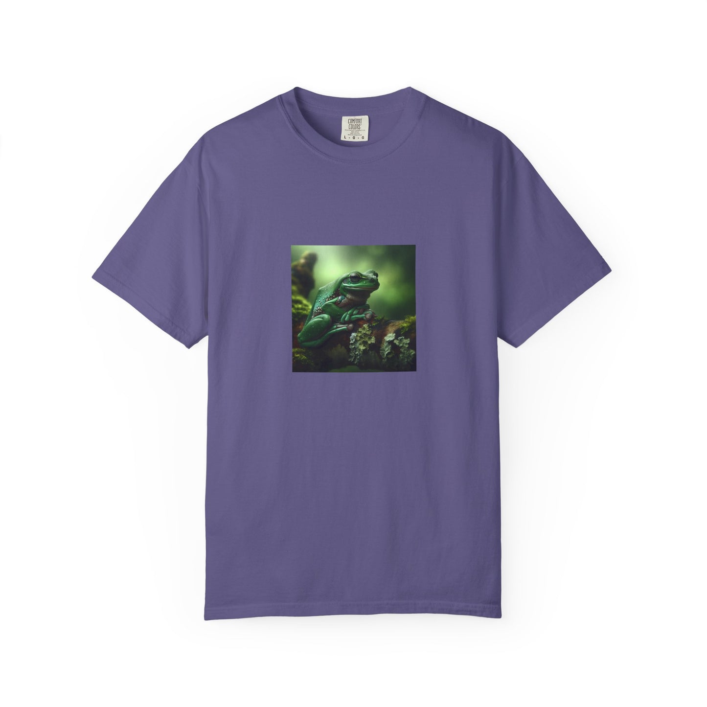 Green Tree Frog Unisex Garment-Dyed T-shirt
