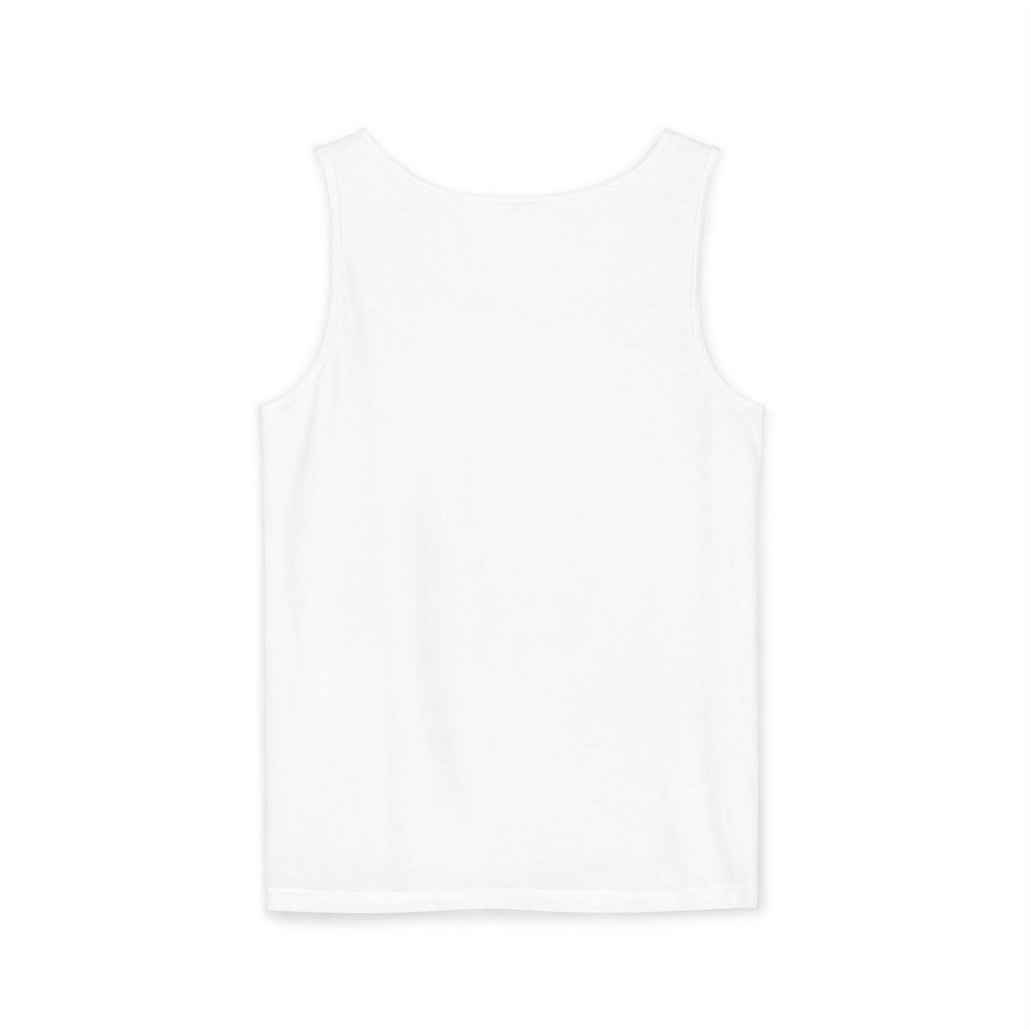 Sun-Inspired Unisex Garment-Dyed Tank Top, Boho Summer Shirt, Festival Wear, Sunscreen Beach Top, Yoga & Meditation Apparel