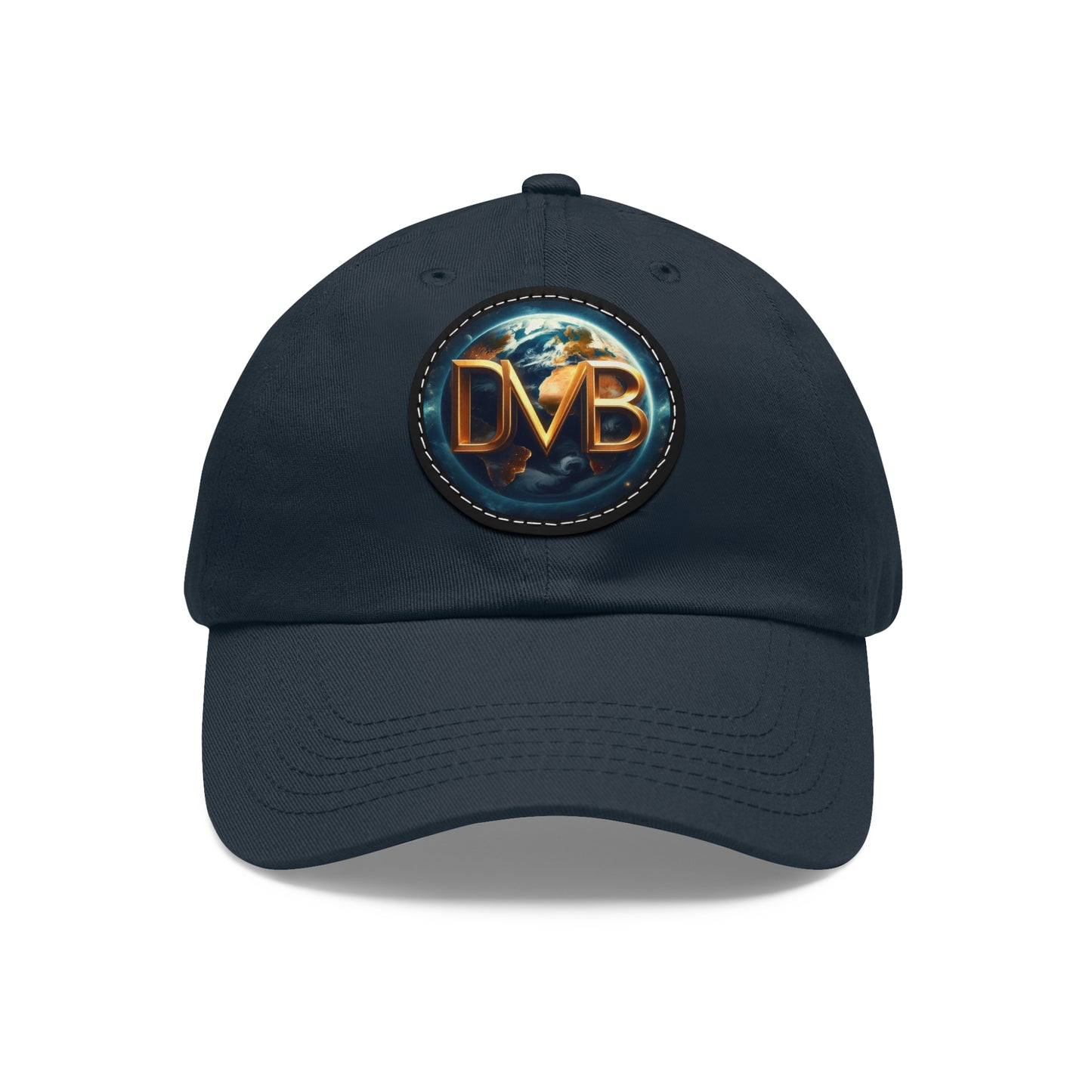 Diego Von Bellini Dad Hat with Leather Patch (Round)