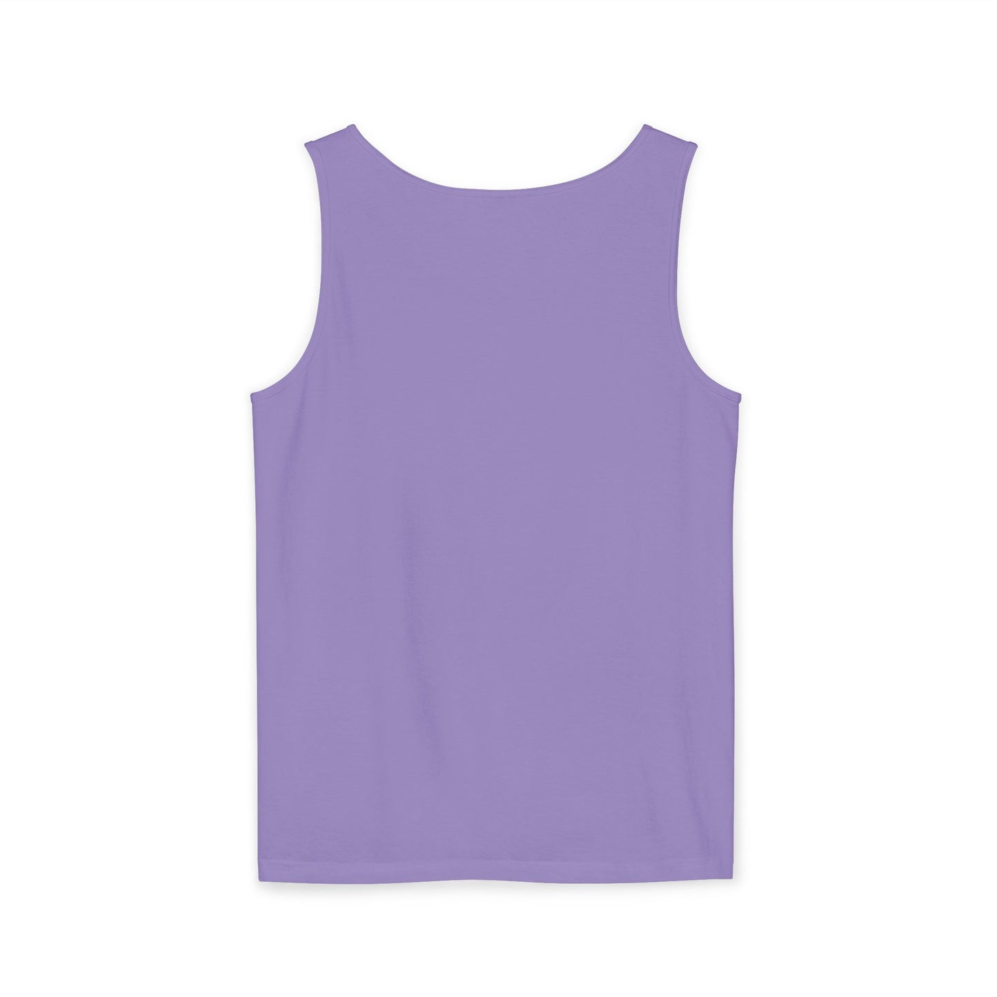 Sun-Inspired Unisex Garment-Dyed Tank Top, Boho Summer Shirt, Festival Wear, Sunscreen Beach Top, Yoga & Meditation Apparel