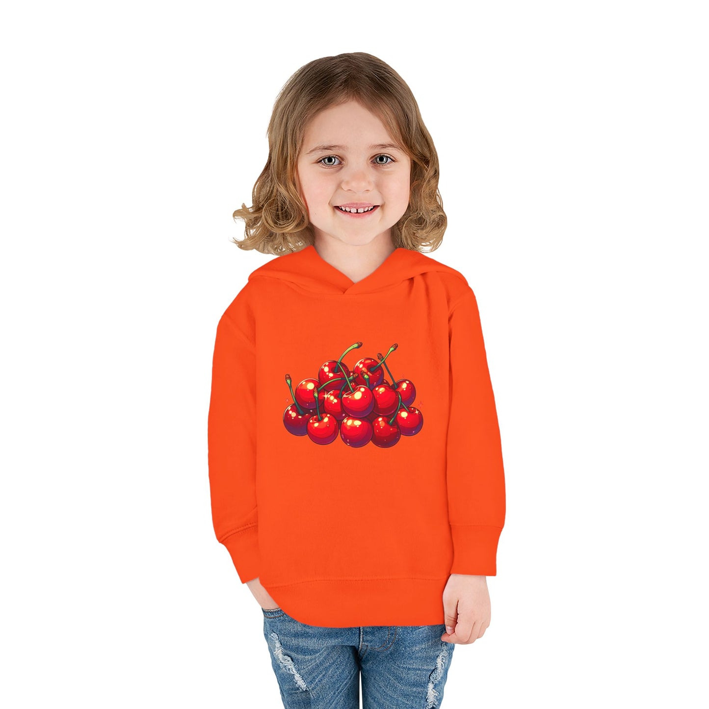 Cherry Toddler Hoodie, Cute Kids Pullover, Birthday Gift, Spring Fashion