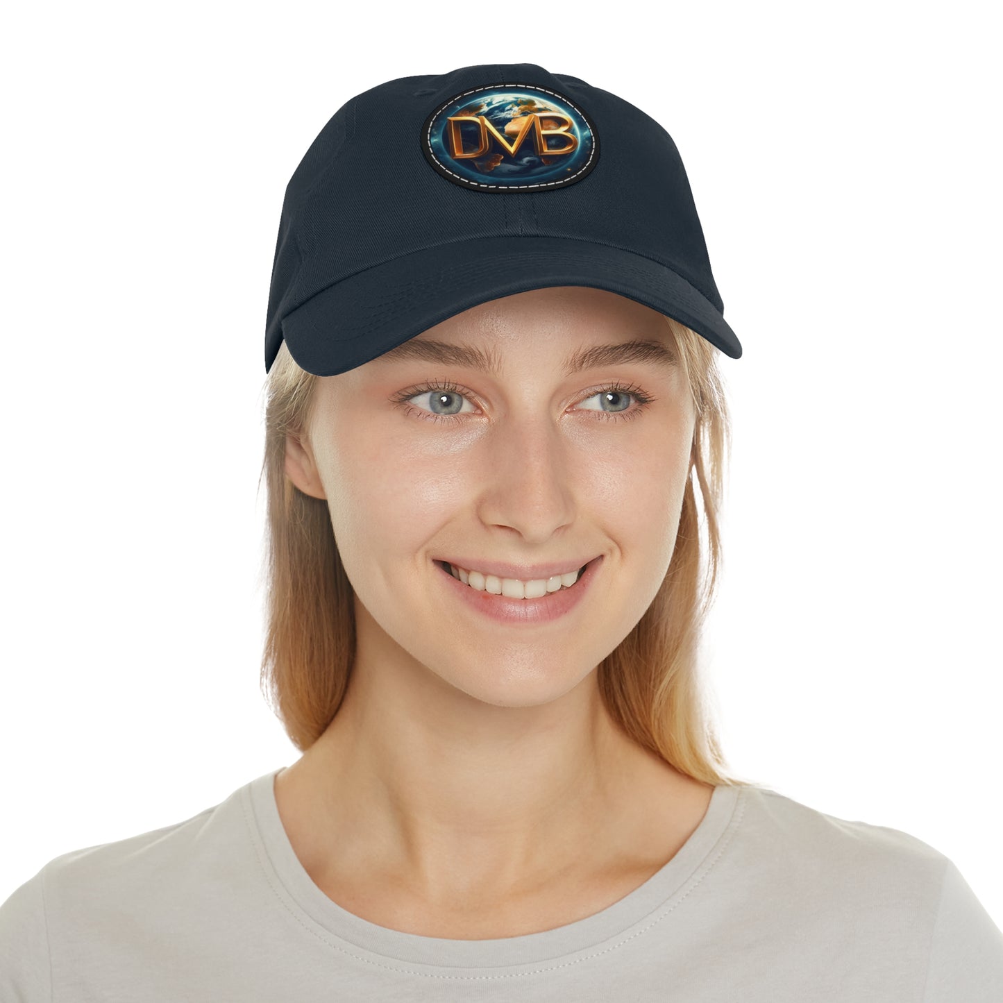 Diego Von Bellini Dad Hat with Leather Patch (Round)