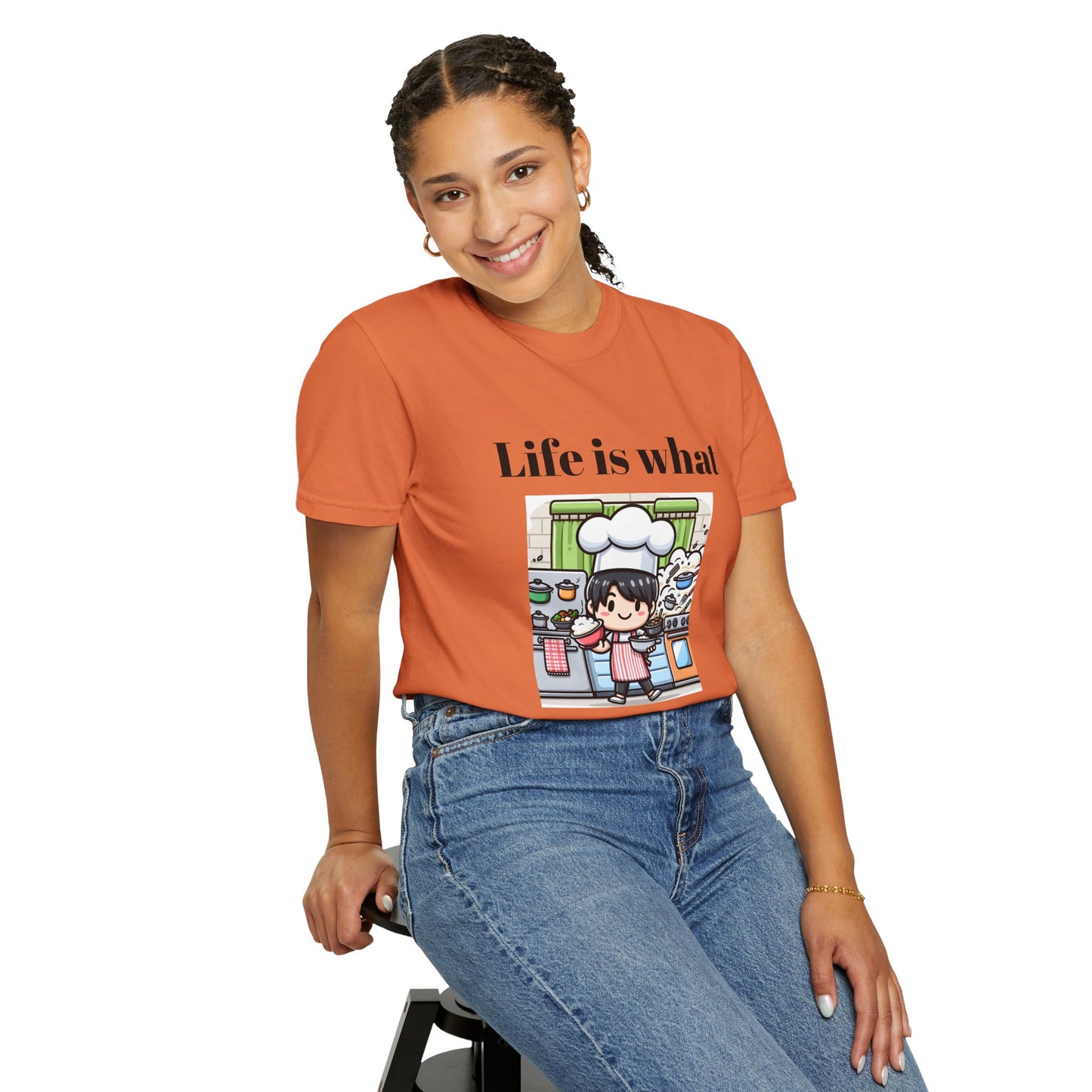 Life Is What You Bake It Unisex Garment-Dyed T-shirt