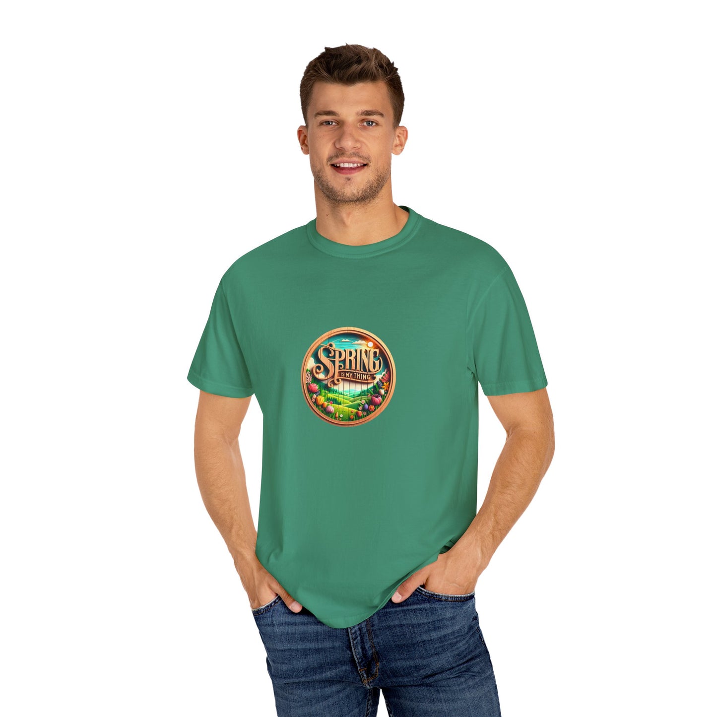 Spring Vibes Unisex Garment-Dyed T-shirt - Celebrate the Season