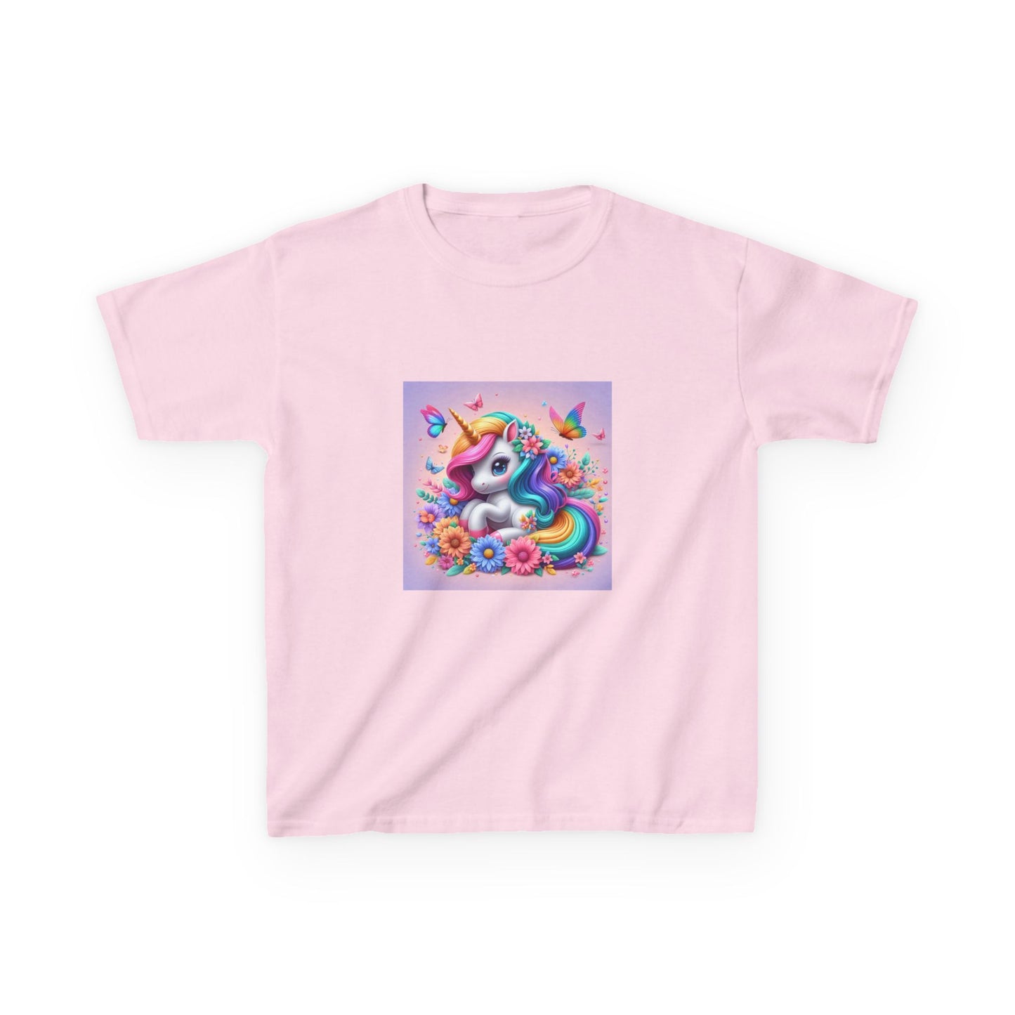 Colorful Unicorn Kids Tee Shirt, Girl's Rainbow T-Shirt, Cute Toddler Clothing, Magical Fantasy Top, Children's Graphic Tee