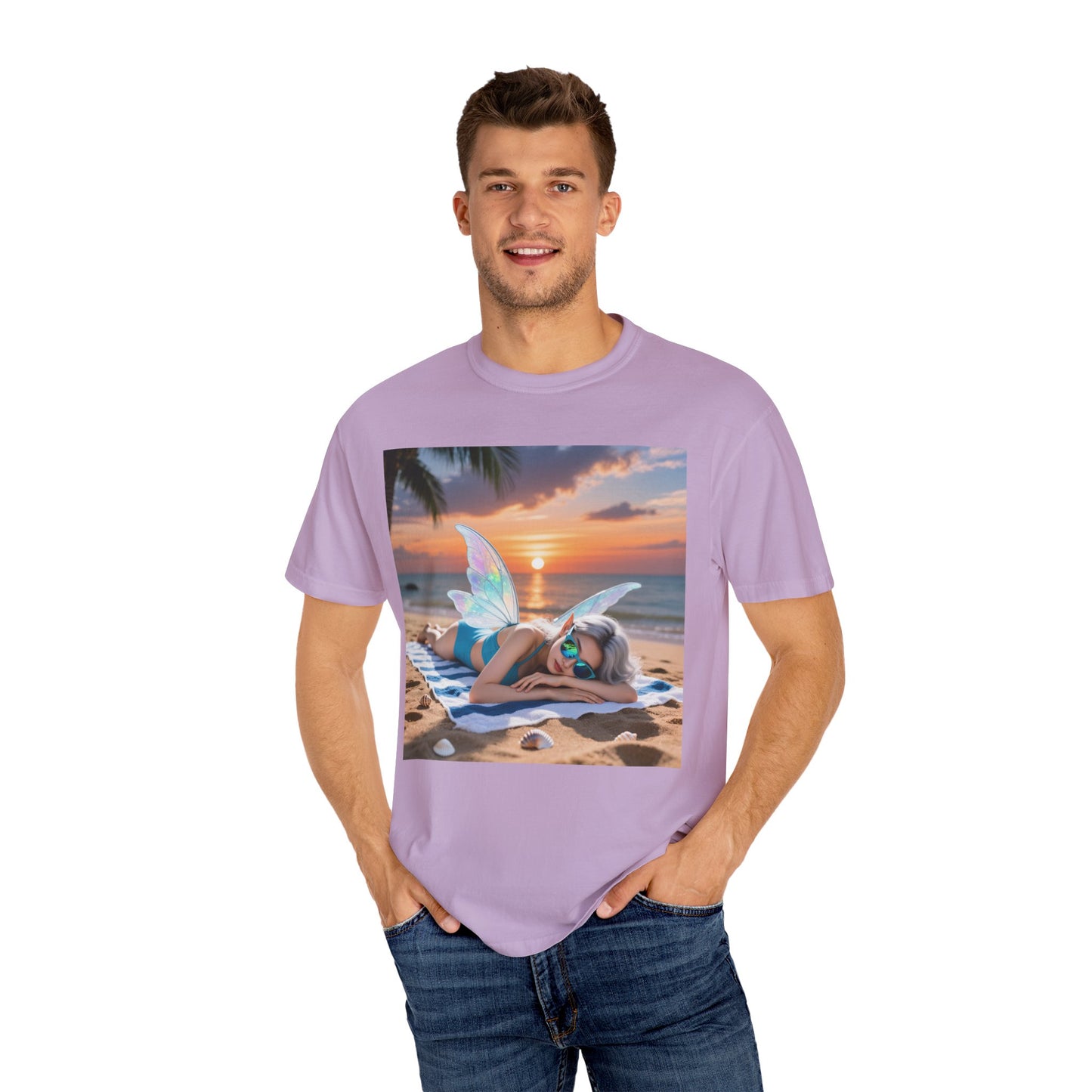 Beach Fairy Unisex T-Shirt, Summer Vibe Tee, Beachwear, Gift for Beach Lovers, Relaxation Shirt, Graphic Tee