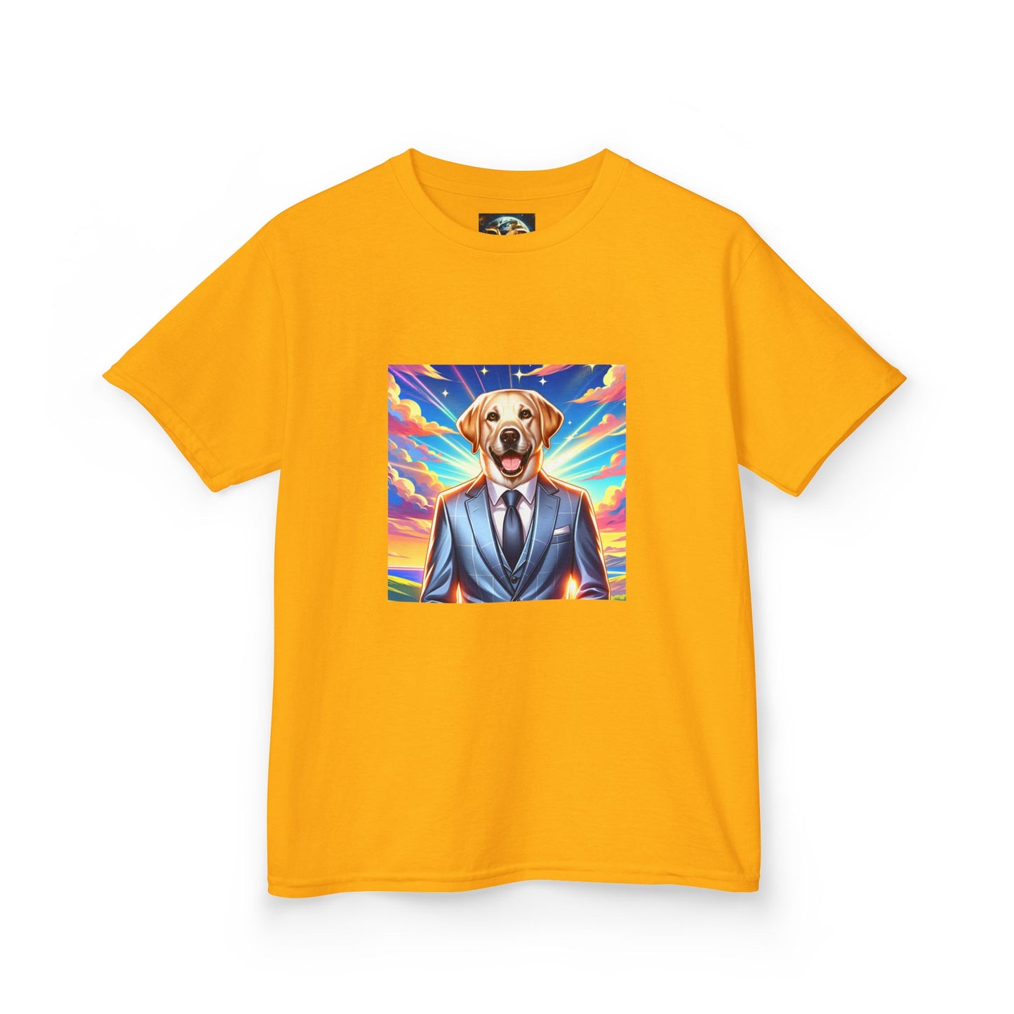 Whimsical Dog Portrait Kids Tee, Fun Youth T-Shirt, Dog Lover Gift, Colorful Kids Shirt, Perfect for Birthdays or Playdates