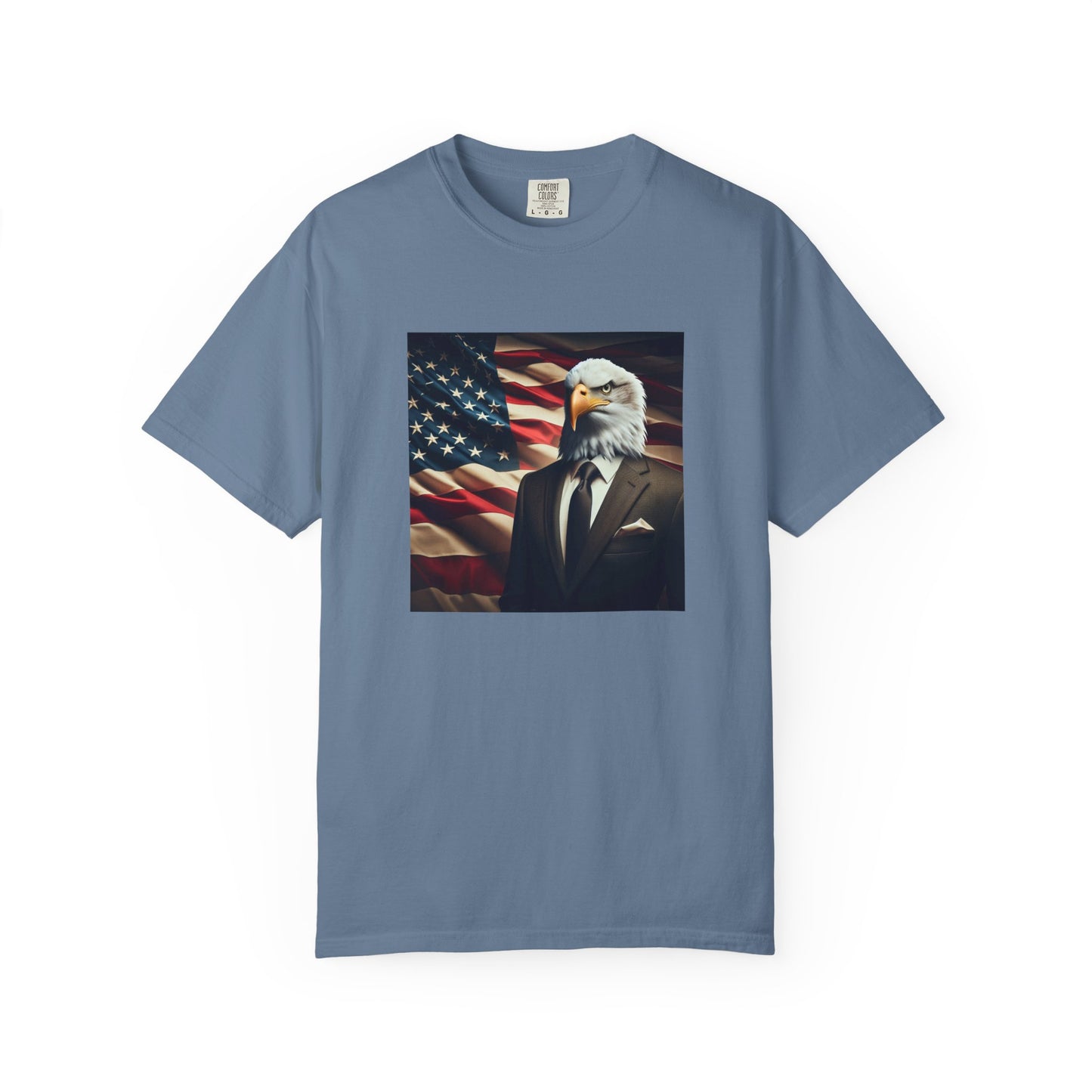 USA Means Business! Unisex Garment-Dyed Tee for Independence Day