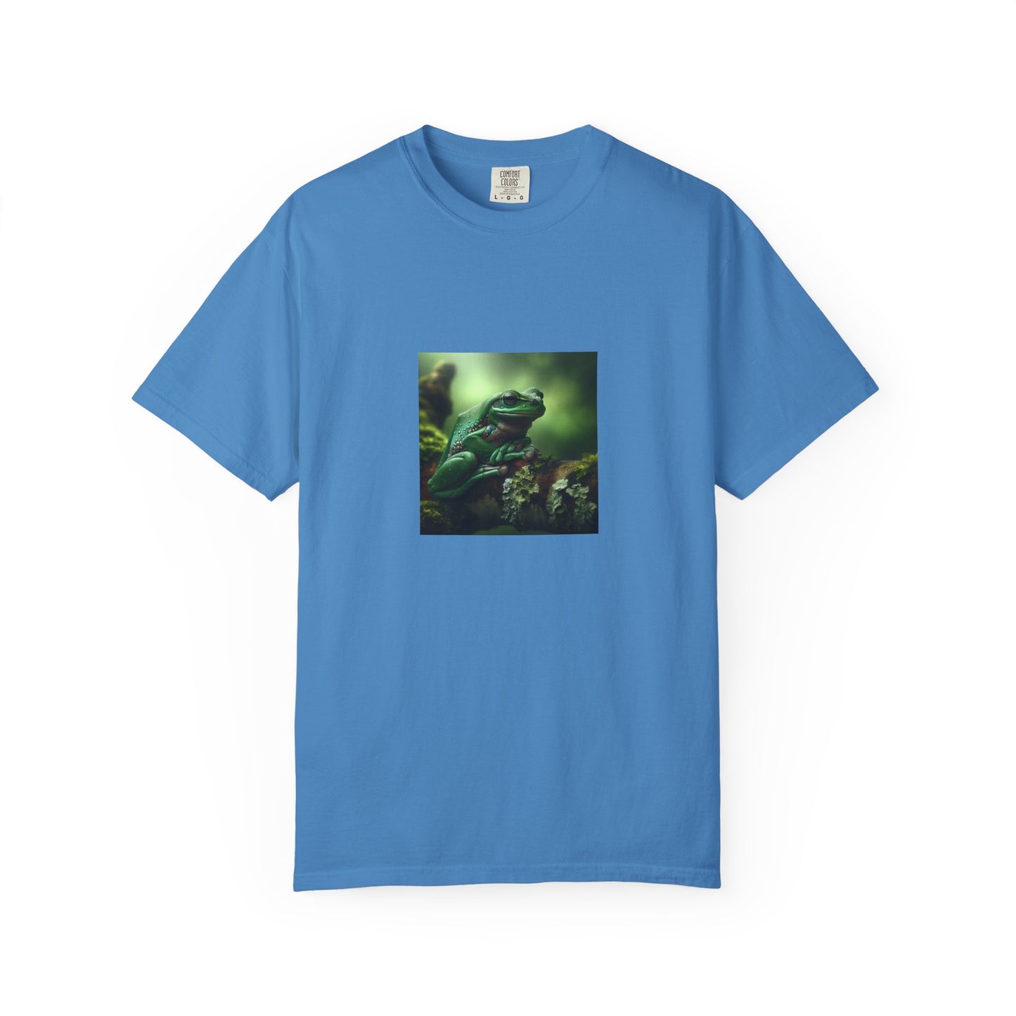 Green Tree Frog Unisex Garment-Dyed T-shirt