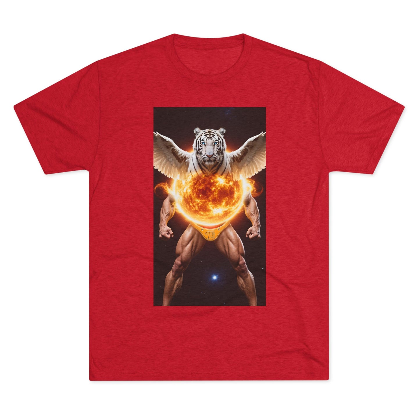 Tigga Sola Mascula Tri-Blend Unisex Crew Shirt | Perfect for Gift Giving, Casual Wear, Pet Lovers, and Wildlife Enthusiasts