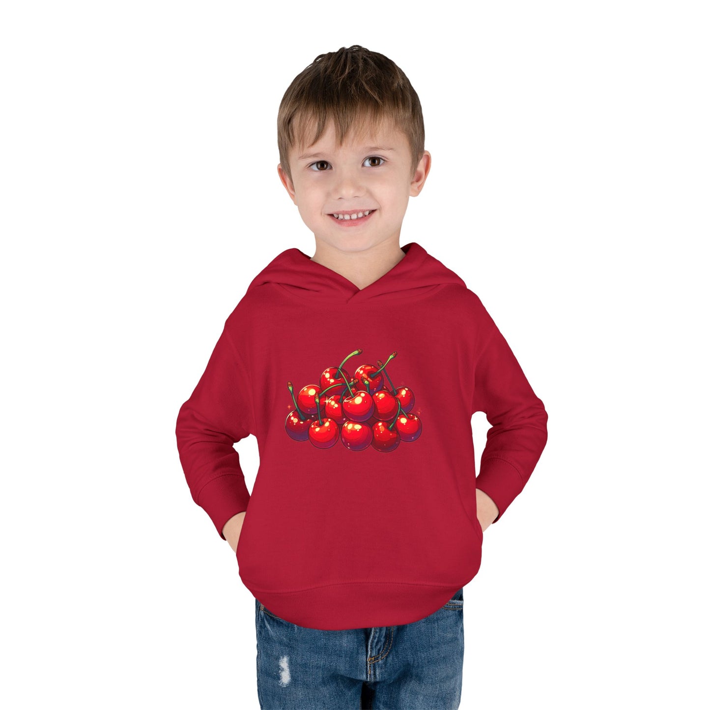 Cherry Toddler Hoodie, Cute Kids Pullover, Birthday Gift, Spring Fashion