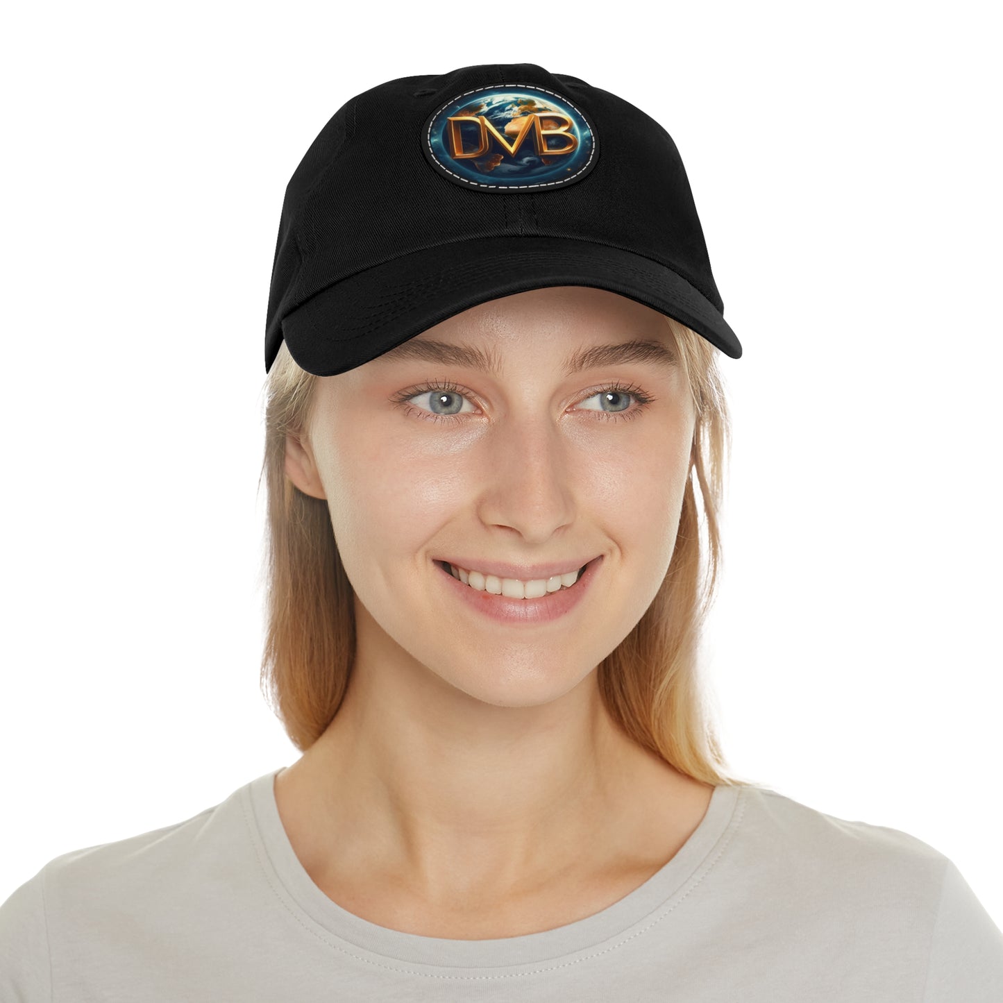 Diego Von Bellini Dad Hat with Leather Patch (Round)