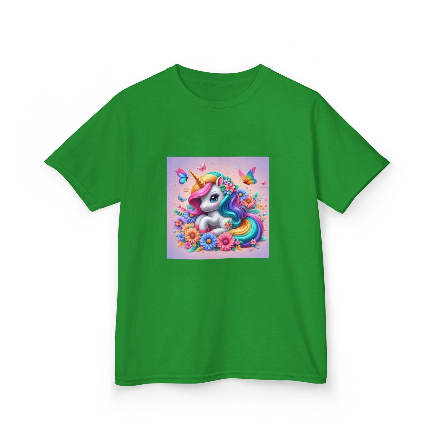 Colorful Unicorn Kids Tee Shirt, Girl's Rainbow T-Shirt, Cute Toddler Clothing, Magical Fantasy Top, Children's Graphic Tee