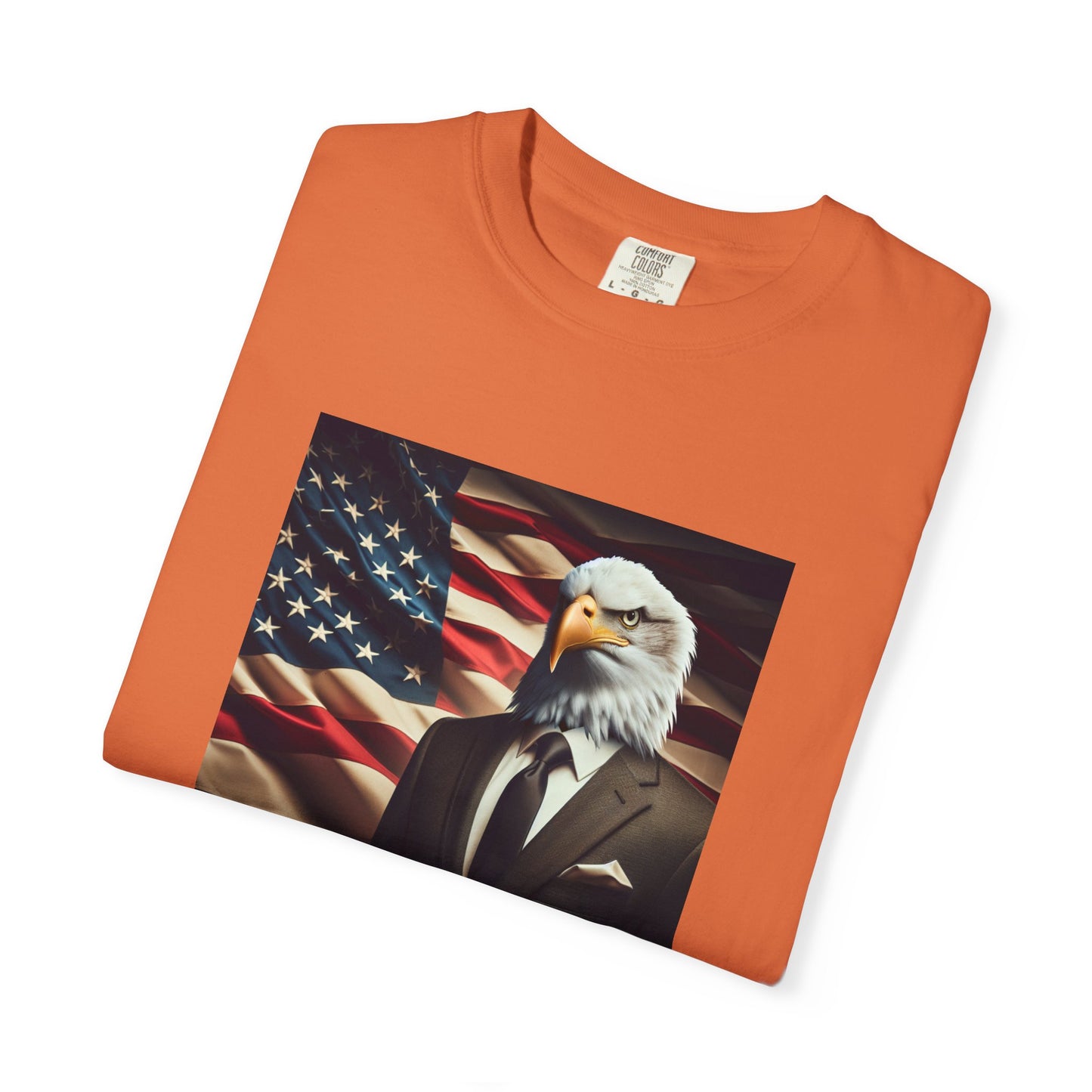 USA Means Business! Unisex Garment-Dyed Tee for Independence Day