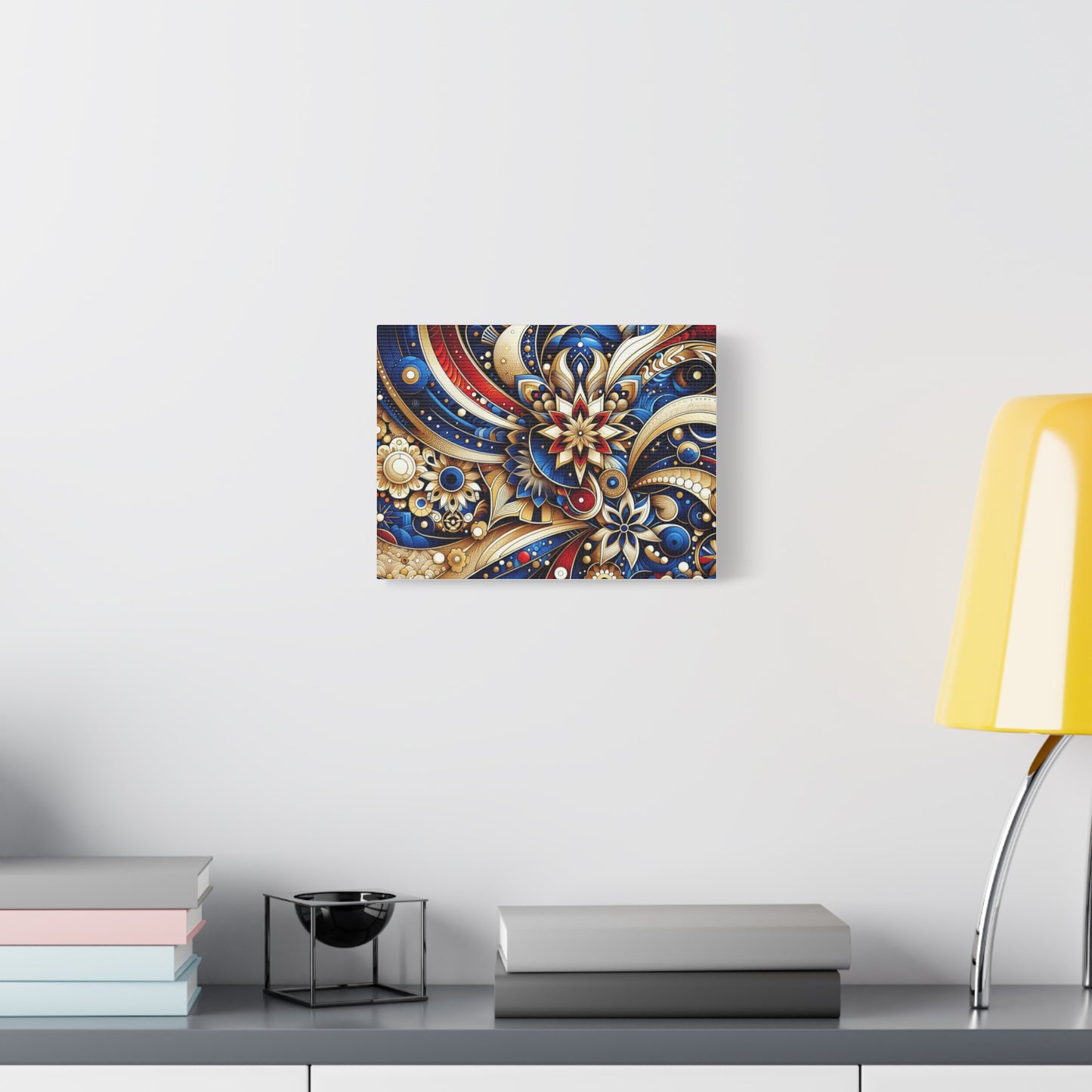 Floral Vibrant Design Canvas Wall Art