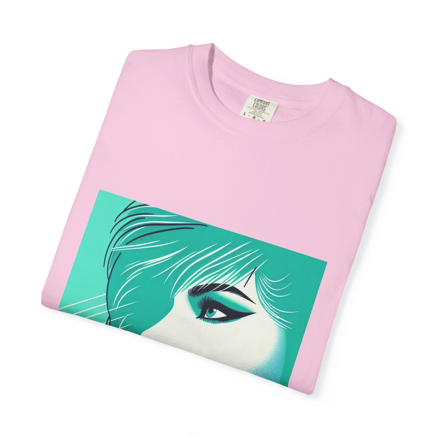 Vintage Lady Portrait T-shirt, 1980s Art Style, Retro Graphic Tee, Unisex Graphic Tee, Hipster Fashion Shirt