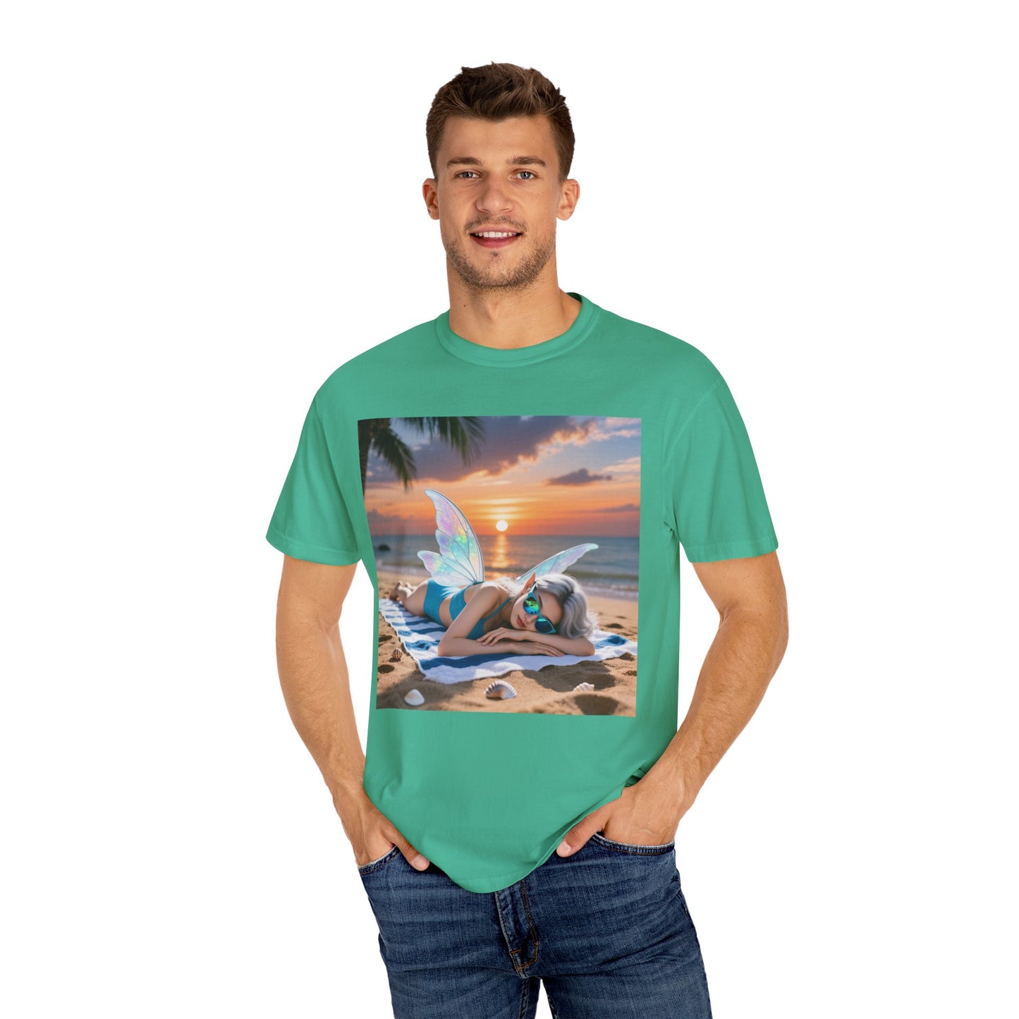 Beach Fairy Unisex T-Shirt, Summer Vibe Tee, Beachwear, Gift for Beach Lovers, Relaxation Shirt, Graphic Tee