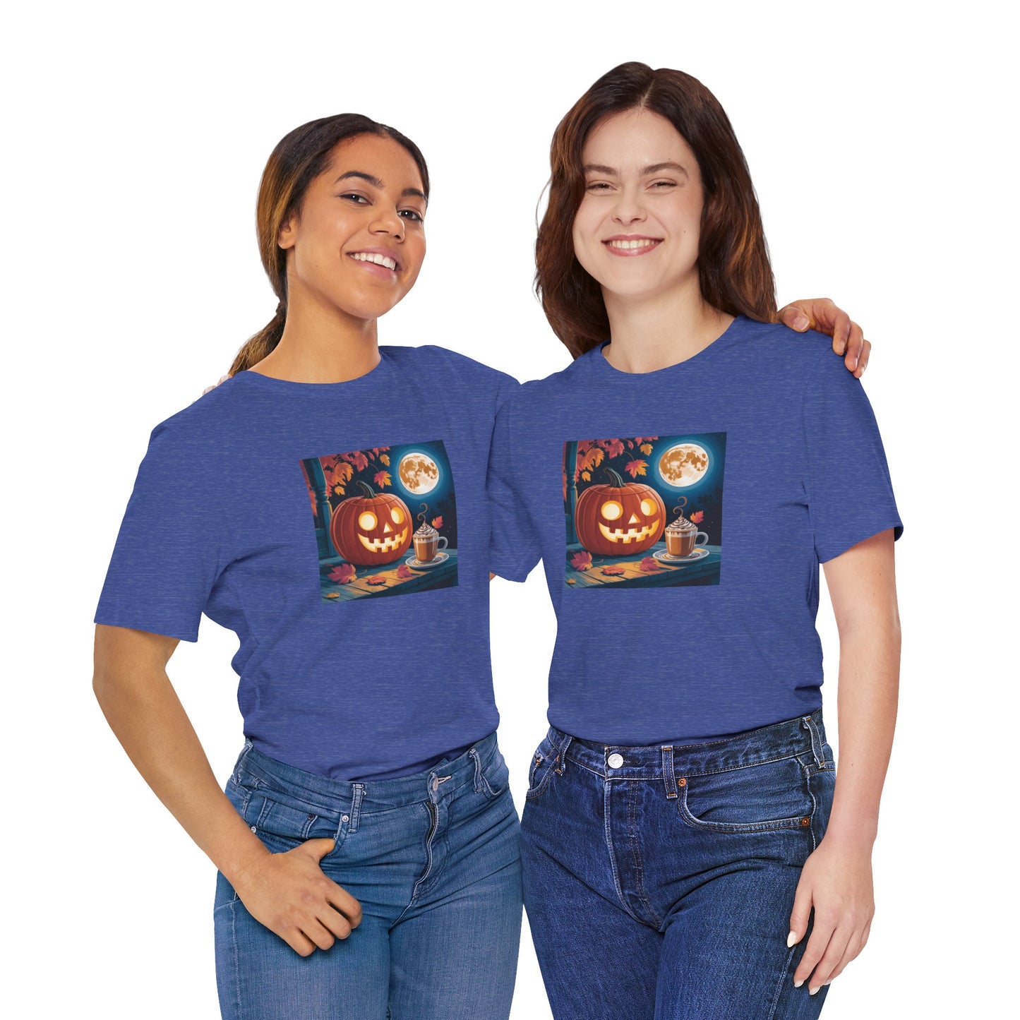 Fall In Love With Fall, Unisex Fall T-Shirt, Halloween Shirt, Cozy Fall Apparel, Seasonal Graphic Tee, Pumpkin Spice Tee