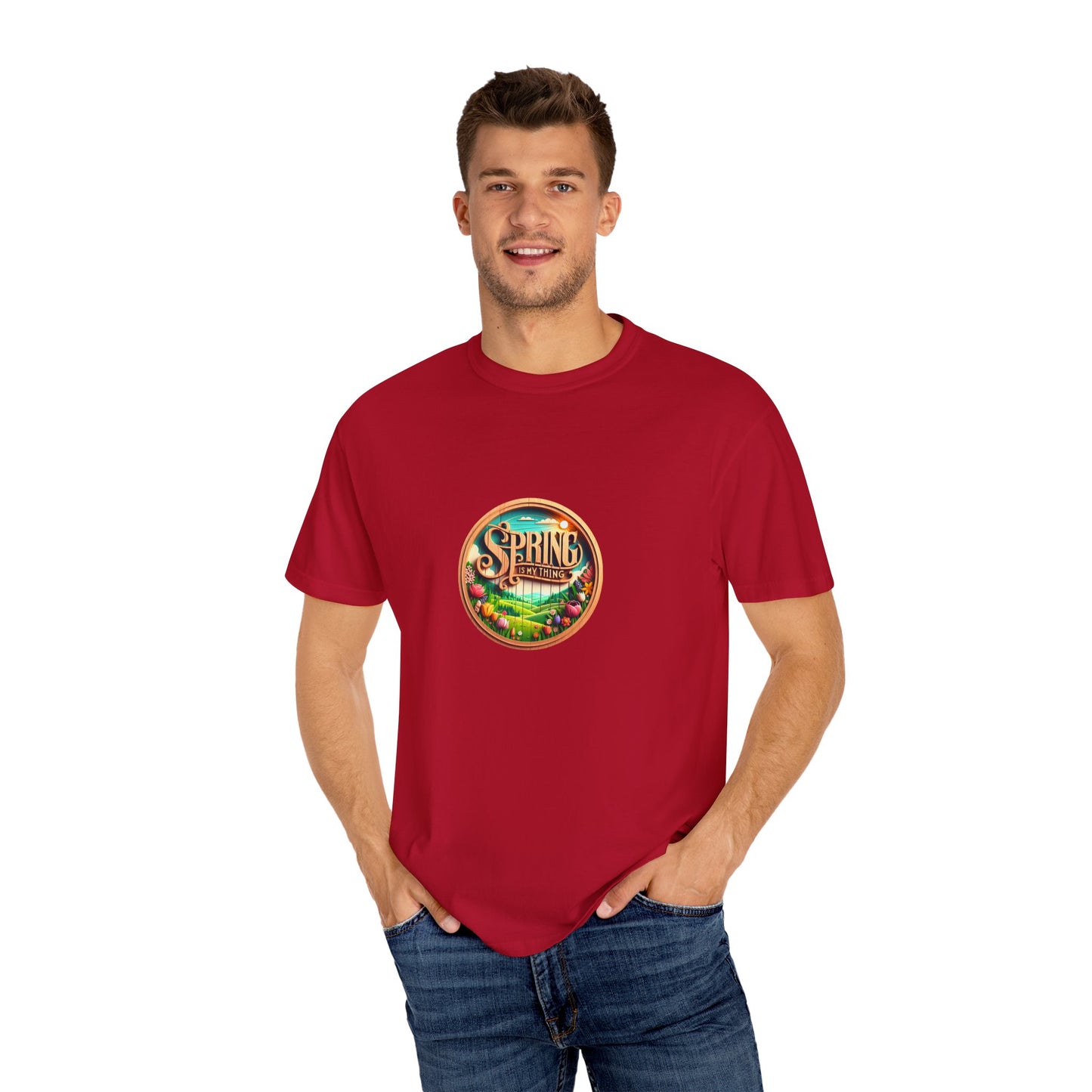 Spring Vibes Unisex Garment-Dyed T-shirt - Celebrate the Season