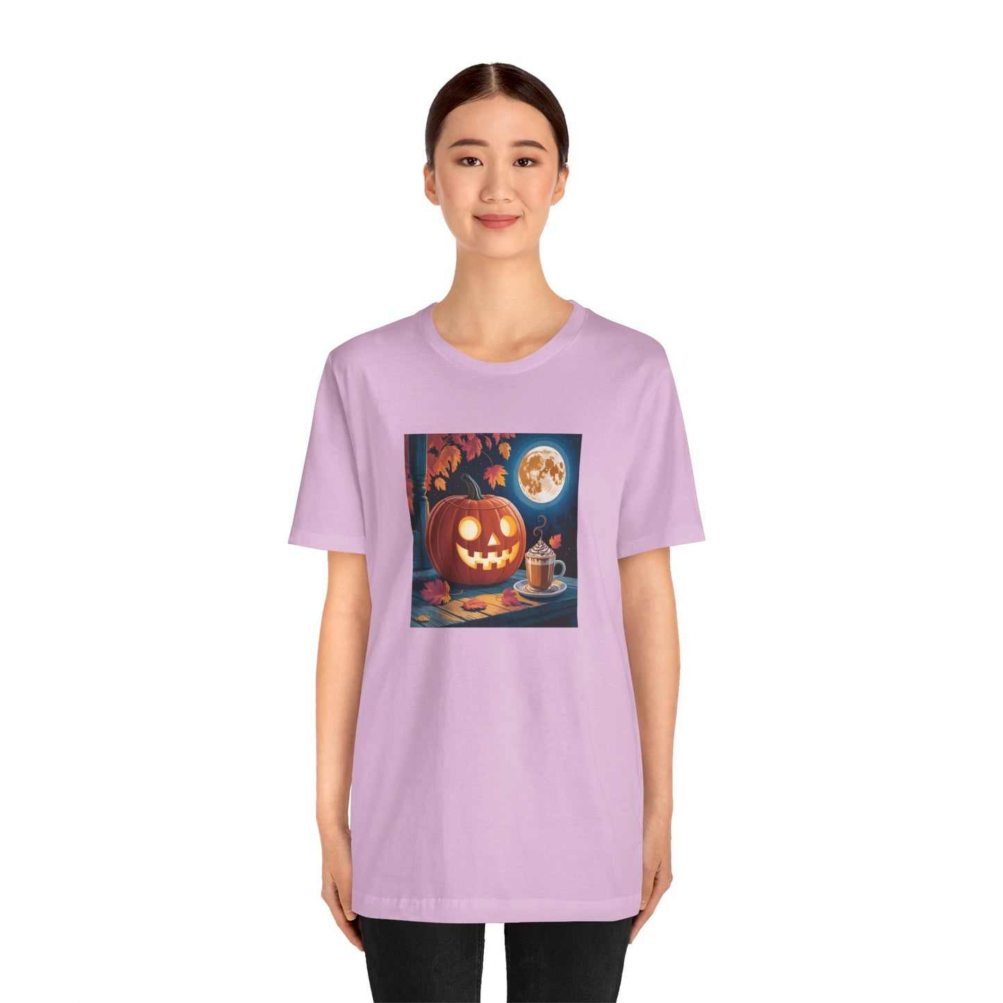 Fall In Love With Fall, Unisex Fall T-Shirt, Halloween Shirt, Cozy Fall Apparel, Seasonal Graphic Tee, Pumpkin Spice Tee