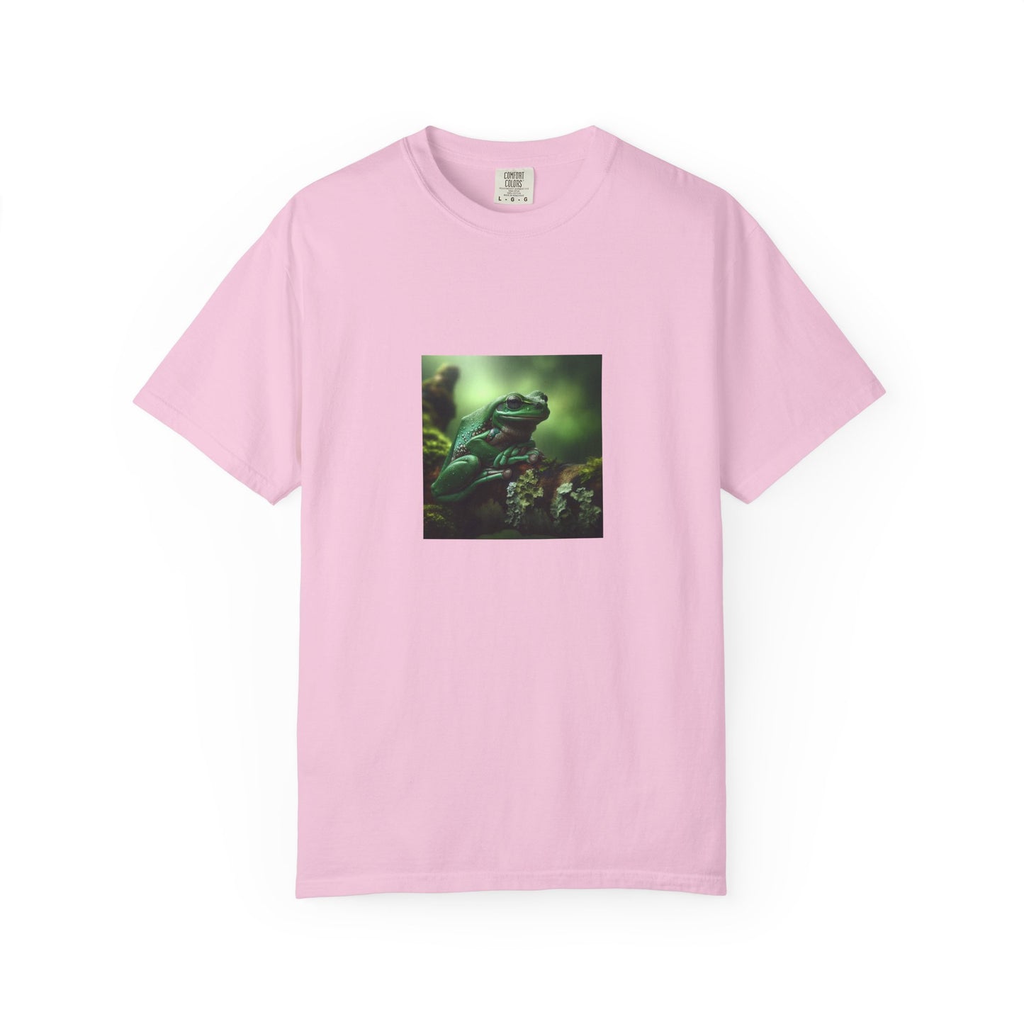 Green Tree Frog Unisex Garment-Dyed T-shirt