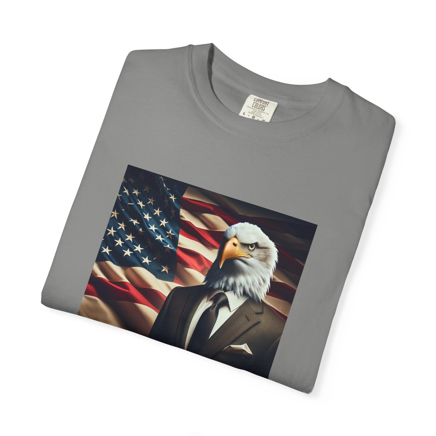 USA Means Business! Unisex Garment-Dyed Tee for Independence Day
