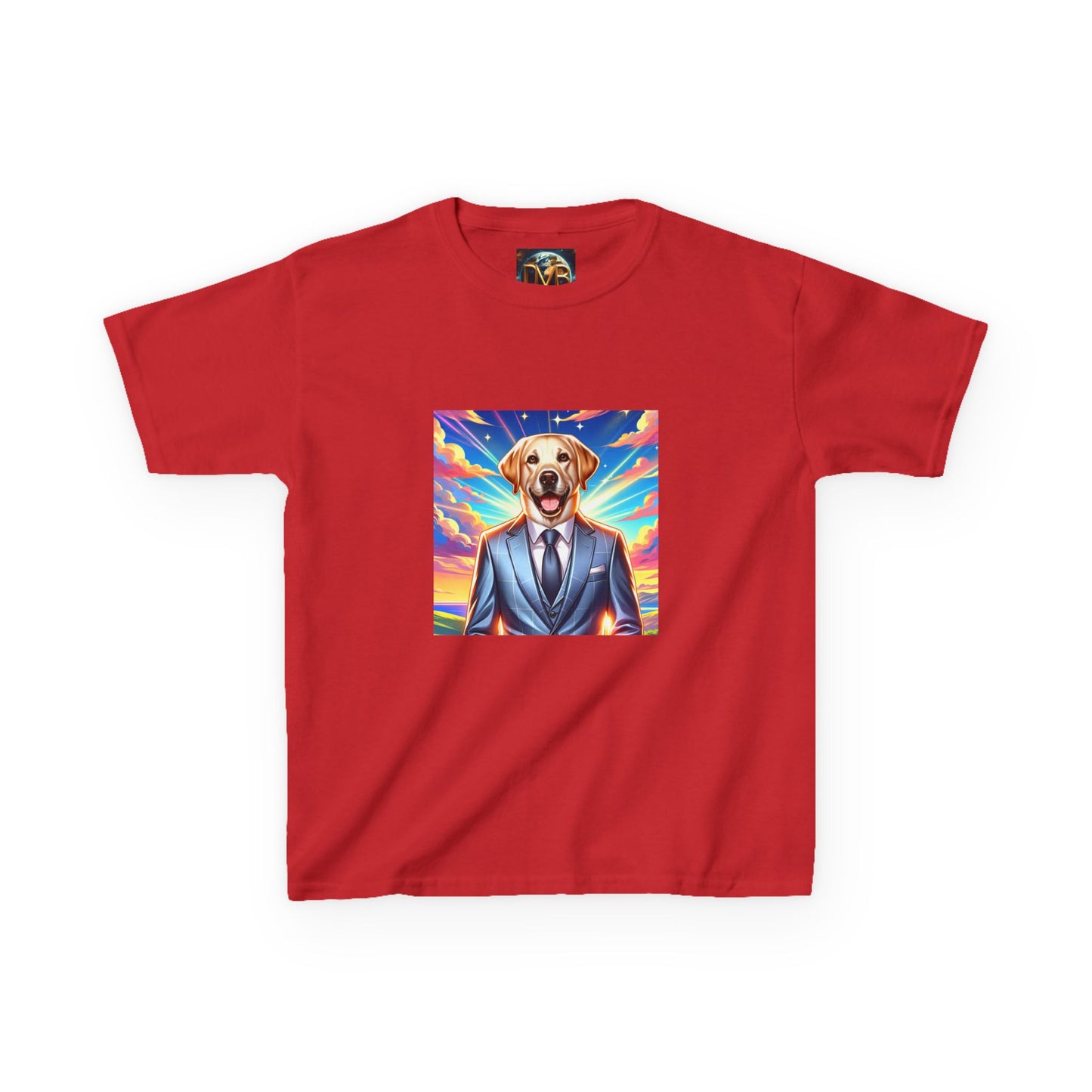 Whimsical Dog Portrait Kids Tee, Fun Youth T-Shirt, Dog Lover Gift, Colorful Kids Shirt, Perfect for Birthdays or Playdates