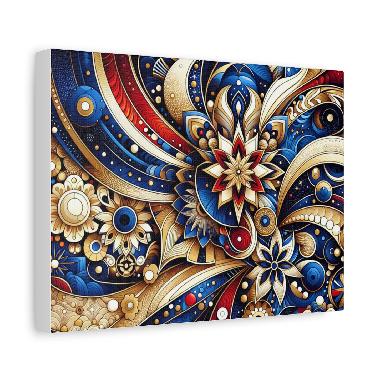 Floral Vibrant Design Canvas Wall Art