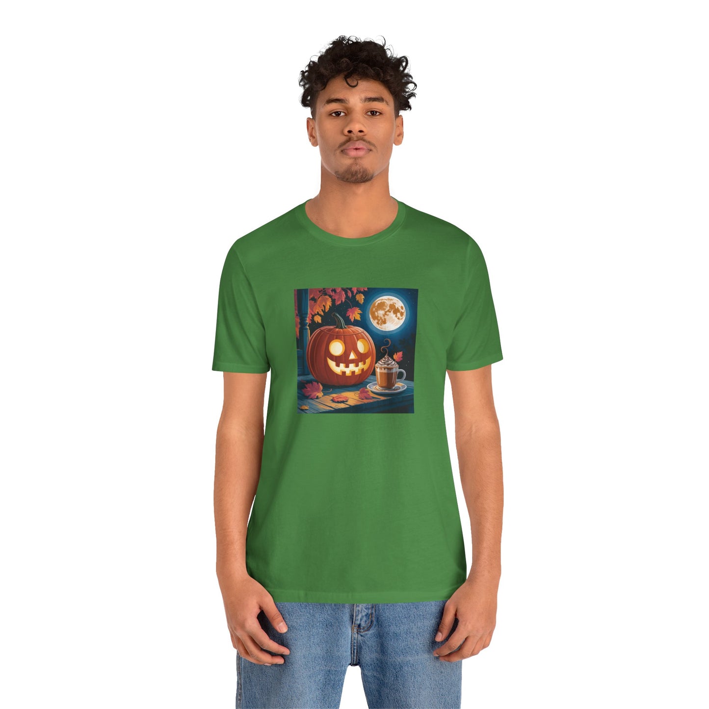 Fall In Love With Fall, Unisex Fall T-Shirt, Halloween Shirt, Cozy Fall Apparel, Seasonal Graphic Tee, Pumpkin Spice Tee