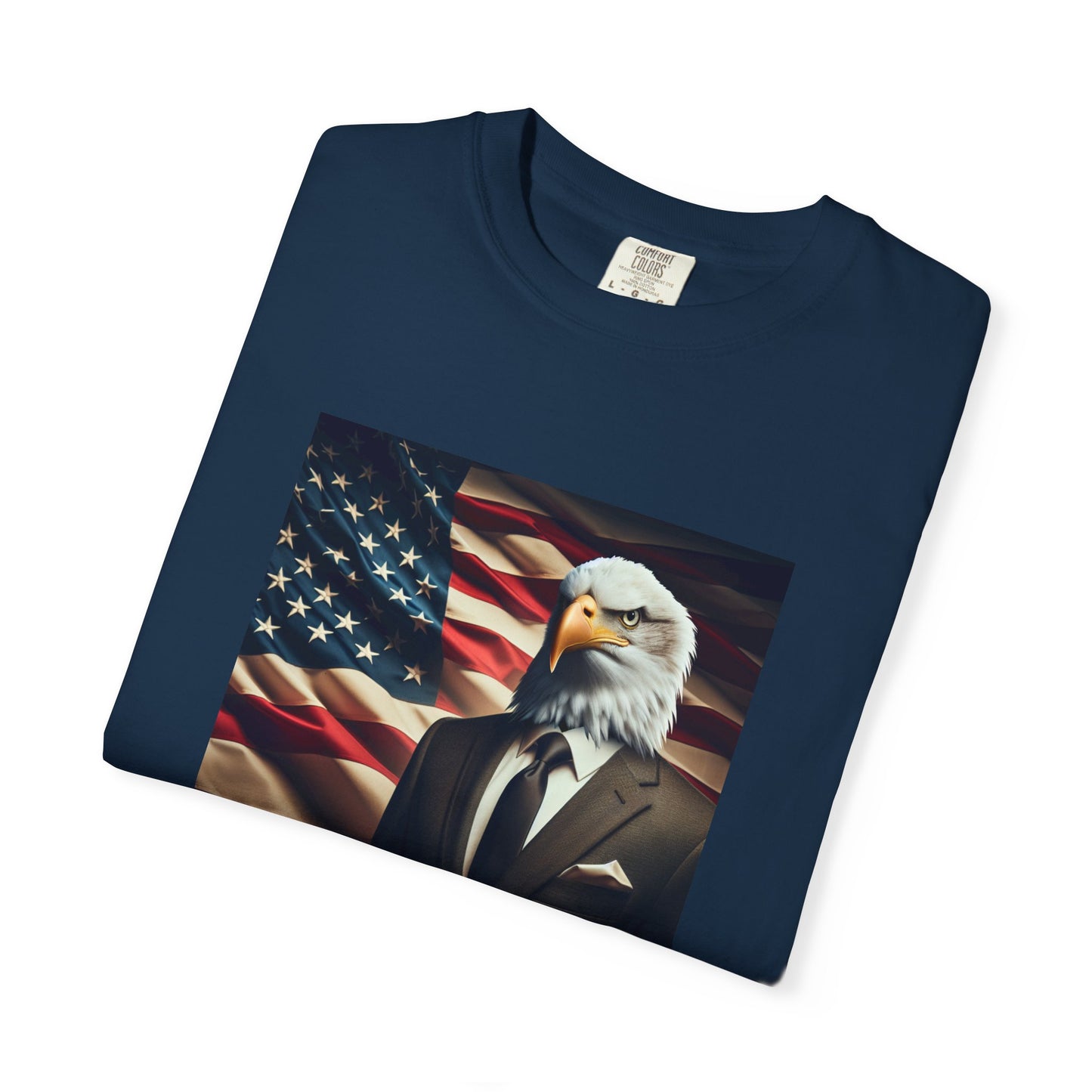 USA Means Business! Unisex Garment-Dyed Tee for Independence Day