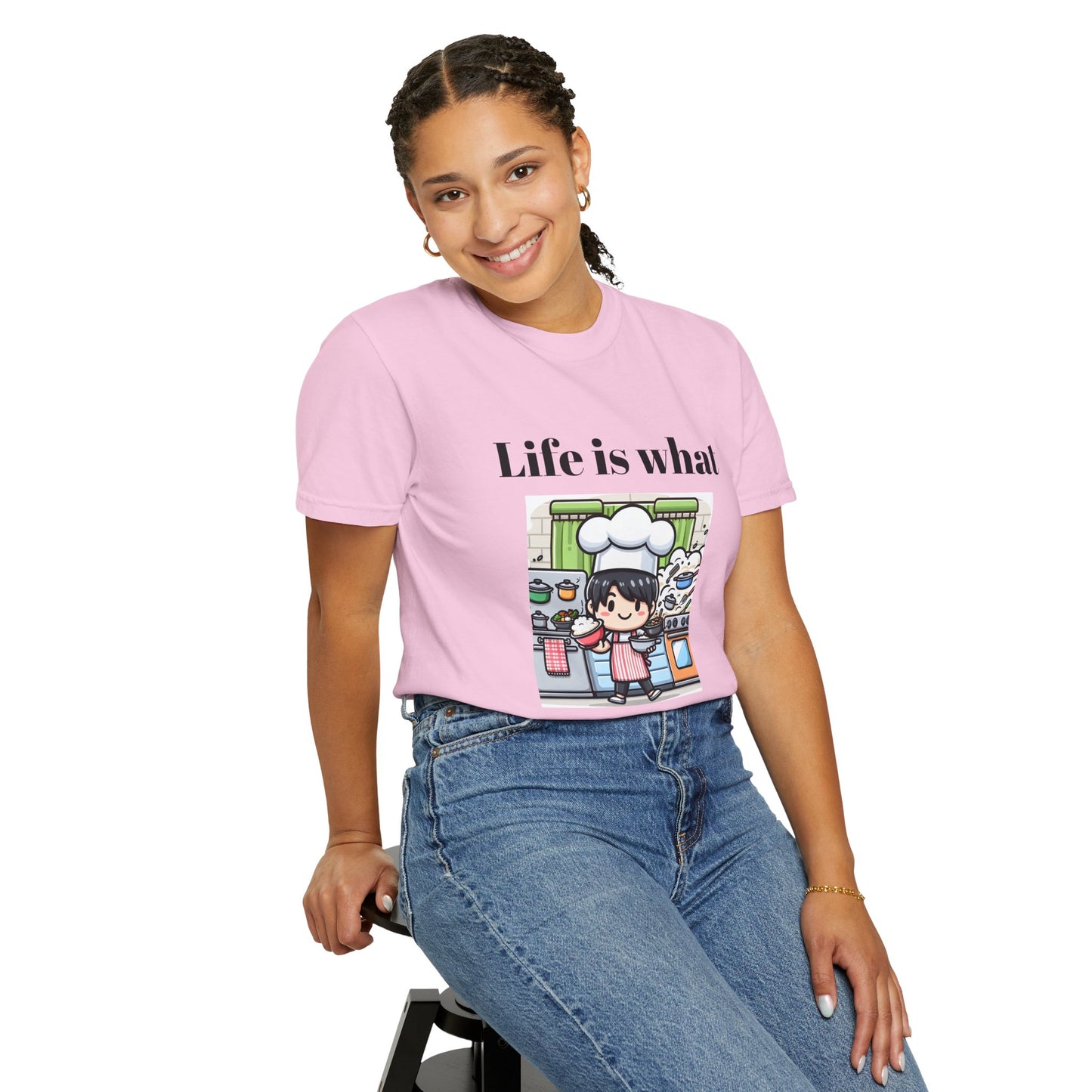 Life Is What You Bake It Unisex Garment-Dyed T-shirt