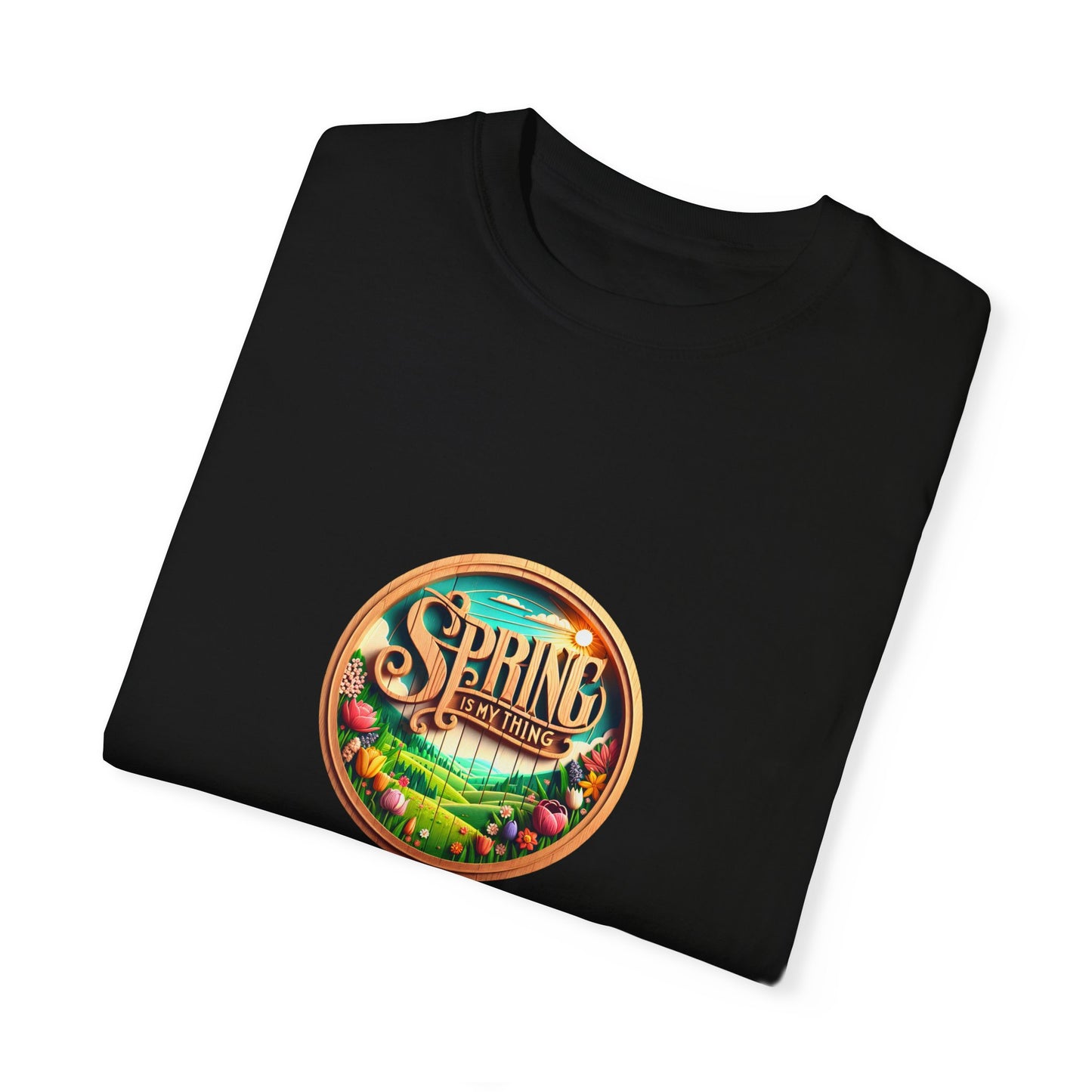 Spring Vibes Unisex Garment-Dyed T-shirt - Celebrate the Season