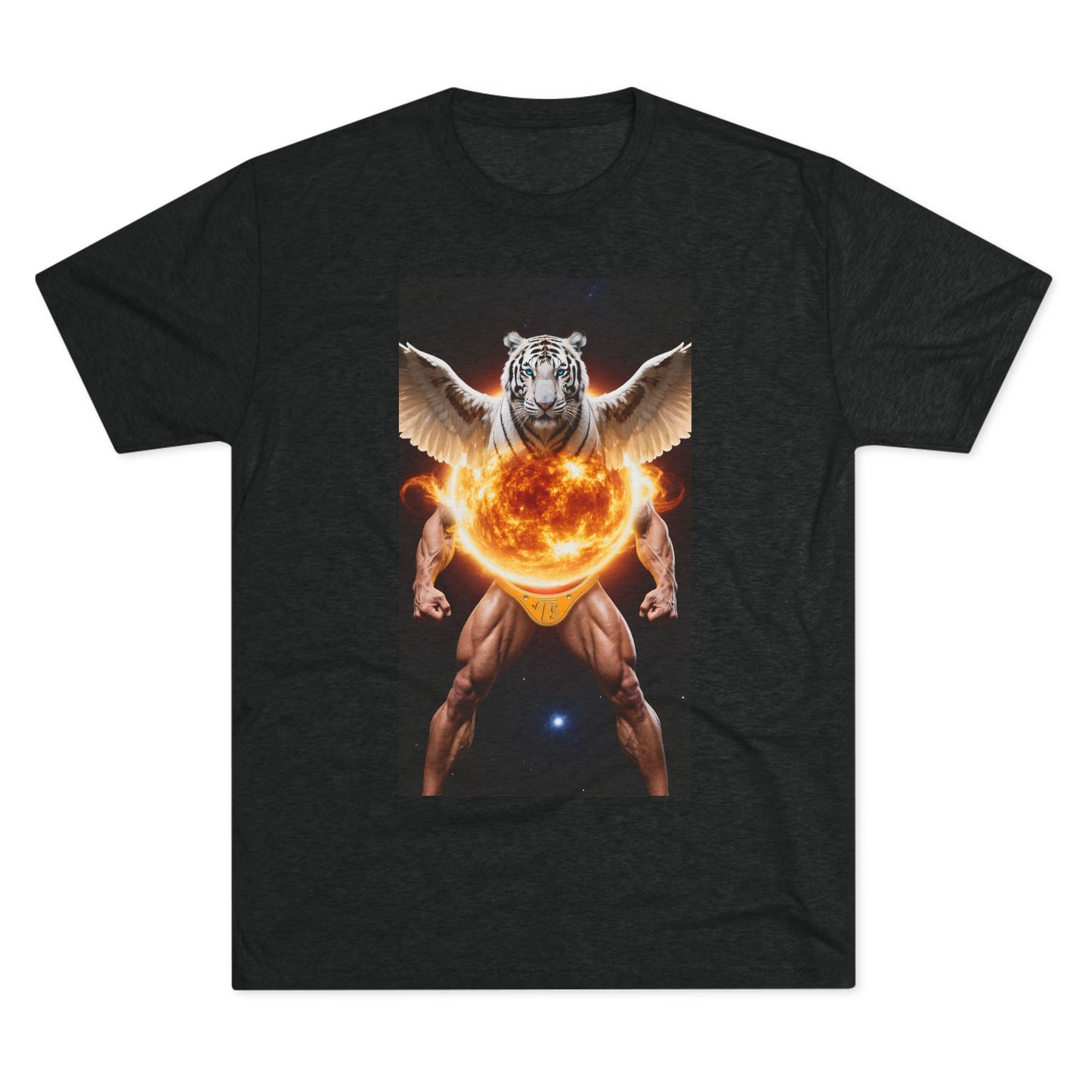 Tigga Sola Mascula Tri-Blend Unisex Crew Shirt | Perfect for Gift Giving, Casual Wear, Pet Lovers, and Wildlife Enthusiasts