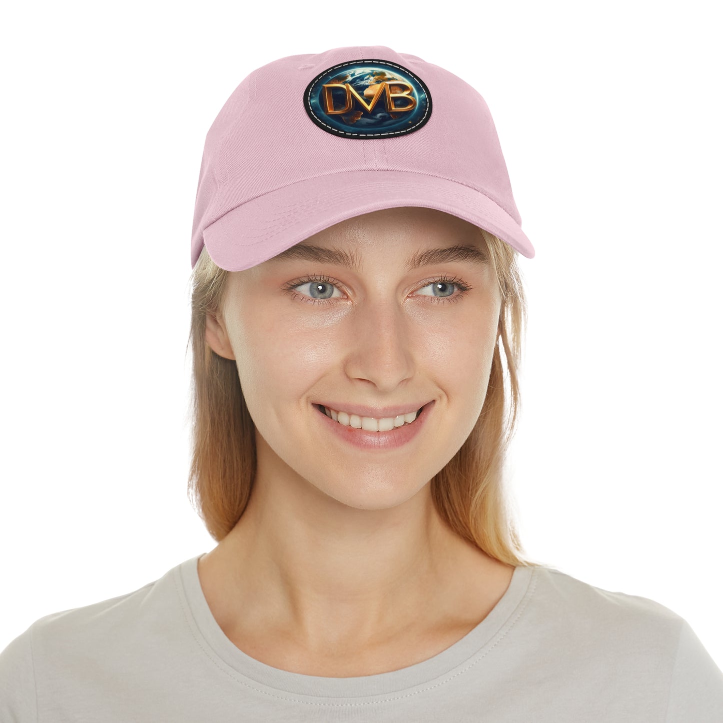 Diego Von Bellini Dad Hat with Leather Patch (Round)