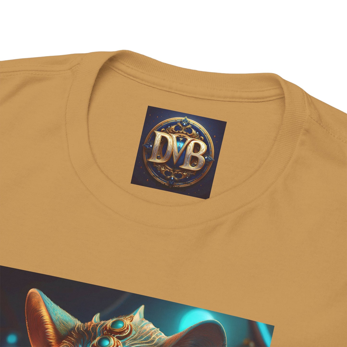 Unique Lion Art Unisex Heavy Cotton Tee - Statement Graphic T-Shirt for Animal Lovers