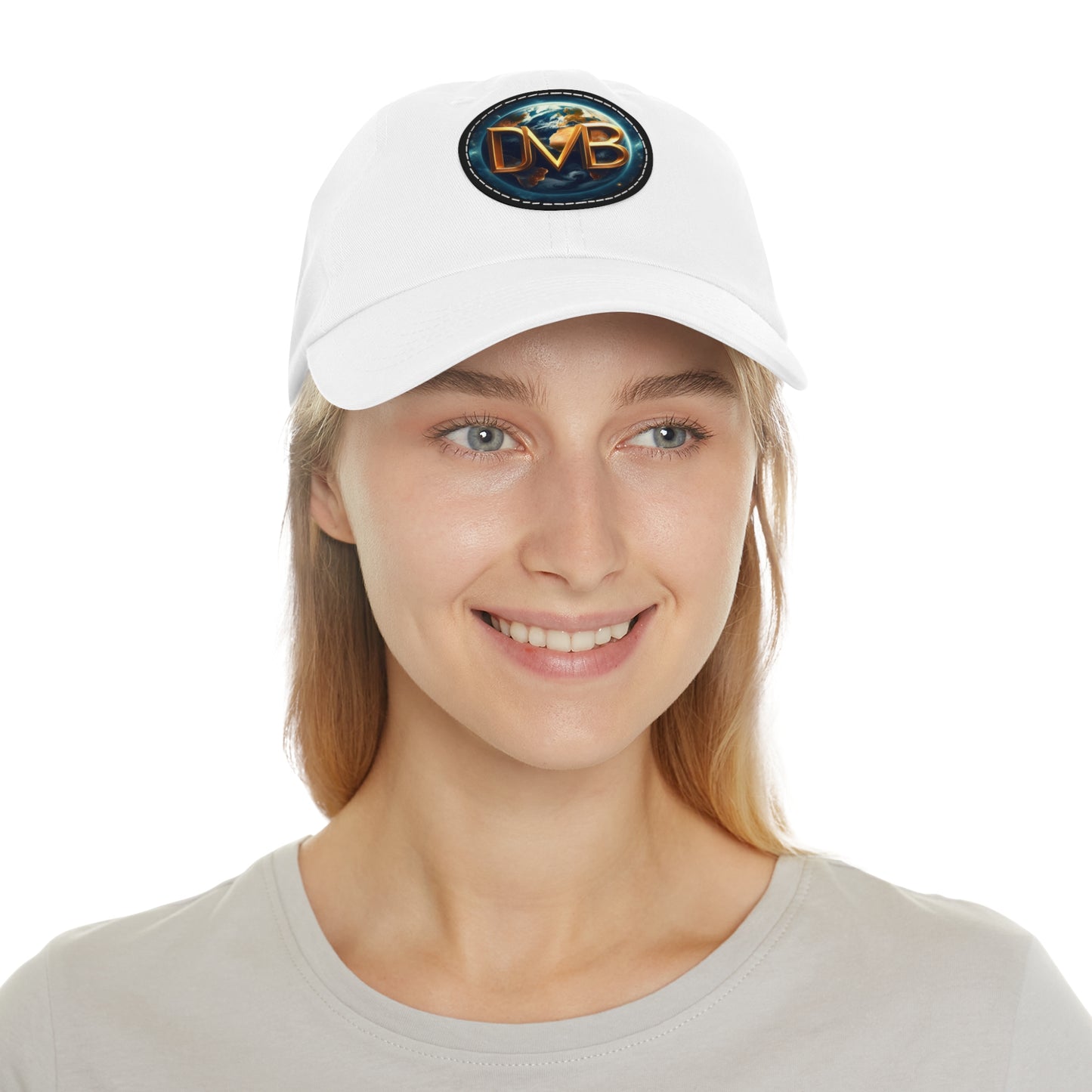 Diego Von Bellini Dad Hat with Leather Patch (Round)