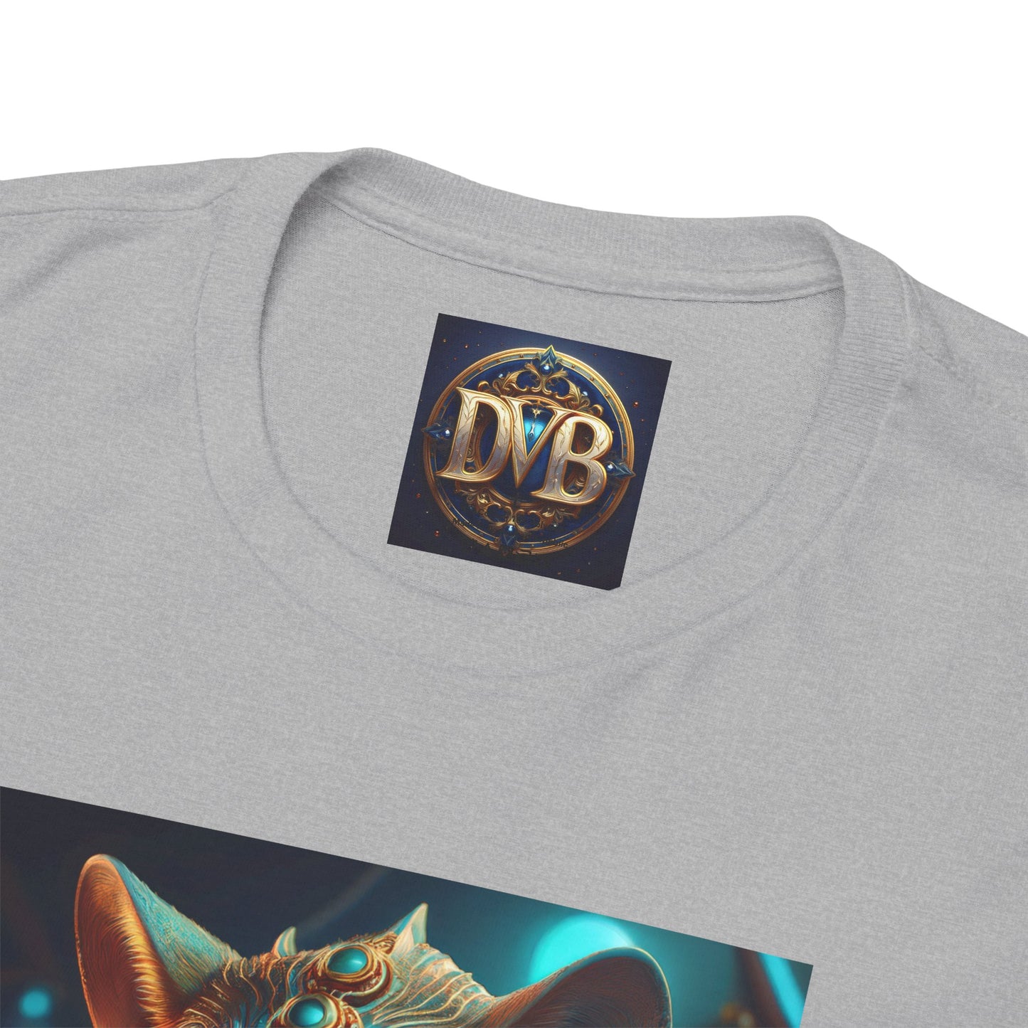 Unique Lion Art Unisex Heavy Cotton Tee - Statement Graphic T-Shirt for Animal Lovers