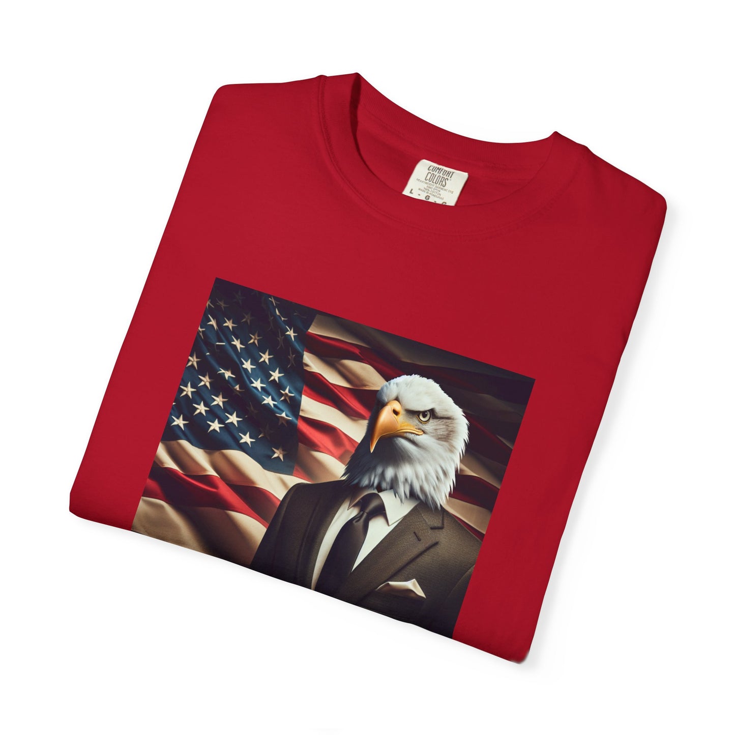 USA Means Business! Unisex Garment-Dyed Tee for Independence Day
