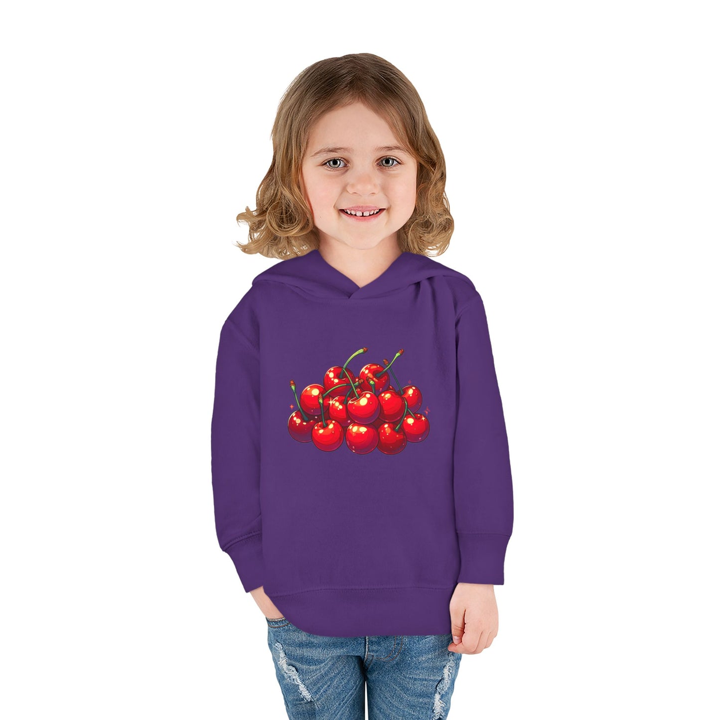 Cherry Toddler Hoodie, Cute Kids Pullover, Birthday Gift, Spring Fashion