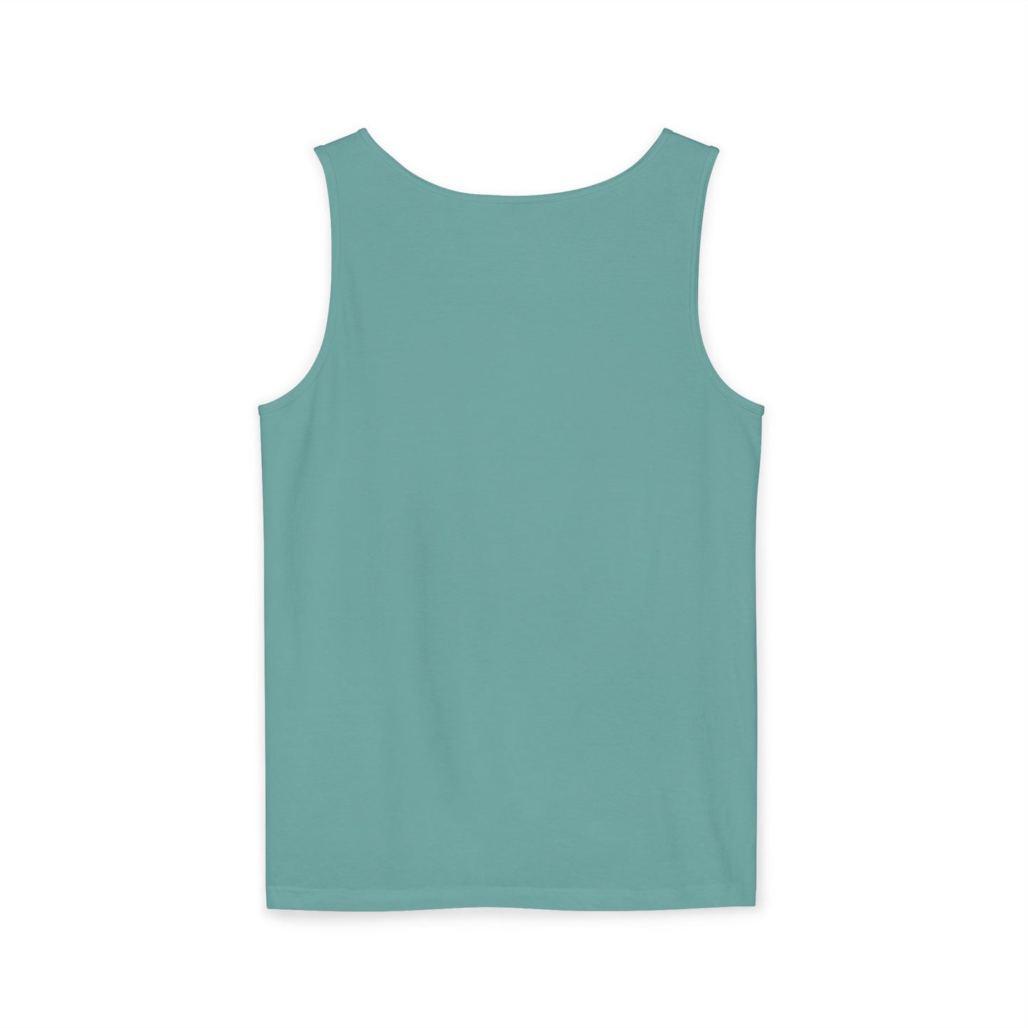 Sun-Inspired Unisex Garment-Dyed Tank Top, Boho Summer Shirt, Festival Wear, Sunscreen Beach Top, Yoga & Meditation Apparel