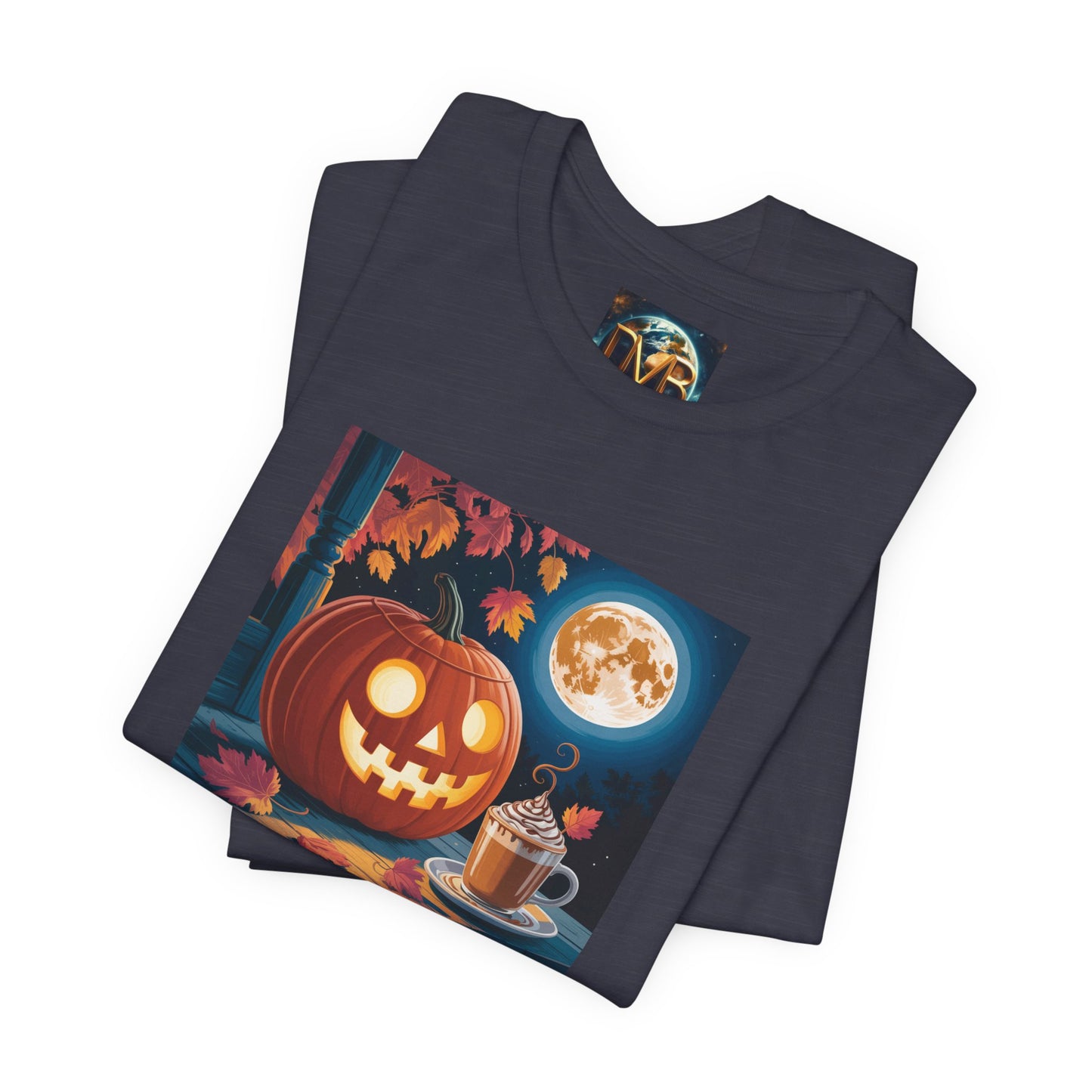 Fall In Love With Fall, Unisex Fall T-Shirt, Halloween Shirt, Cozy Fall Apparel, Seasonal Graphic Tee, Pumpkin Spice Tee