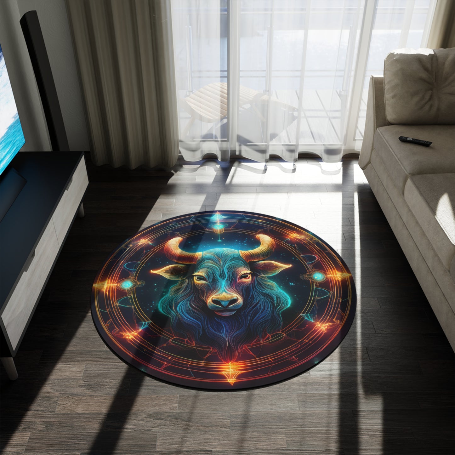 Taurus Pride! Astrology Space Rug - Bohemian Home Decor