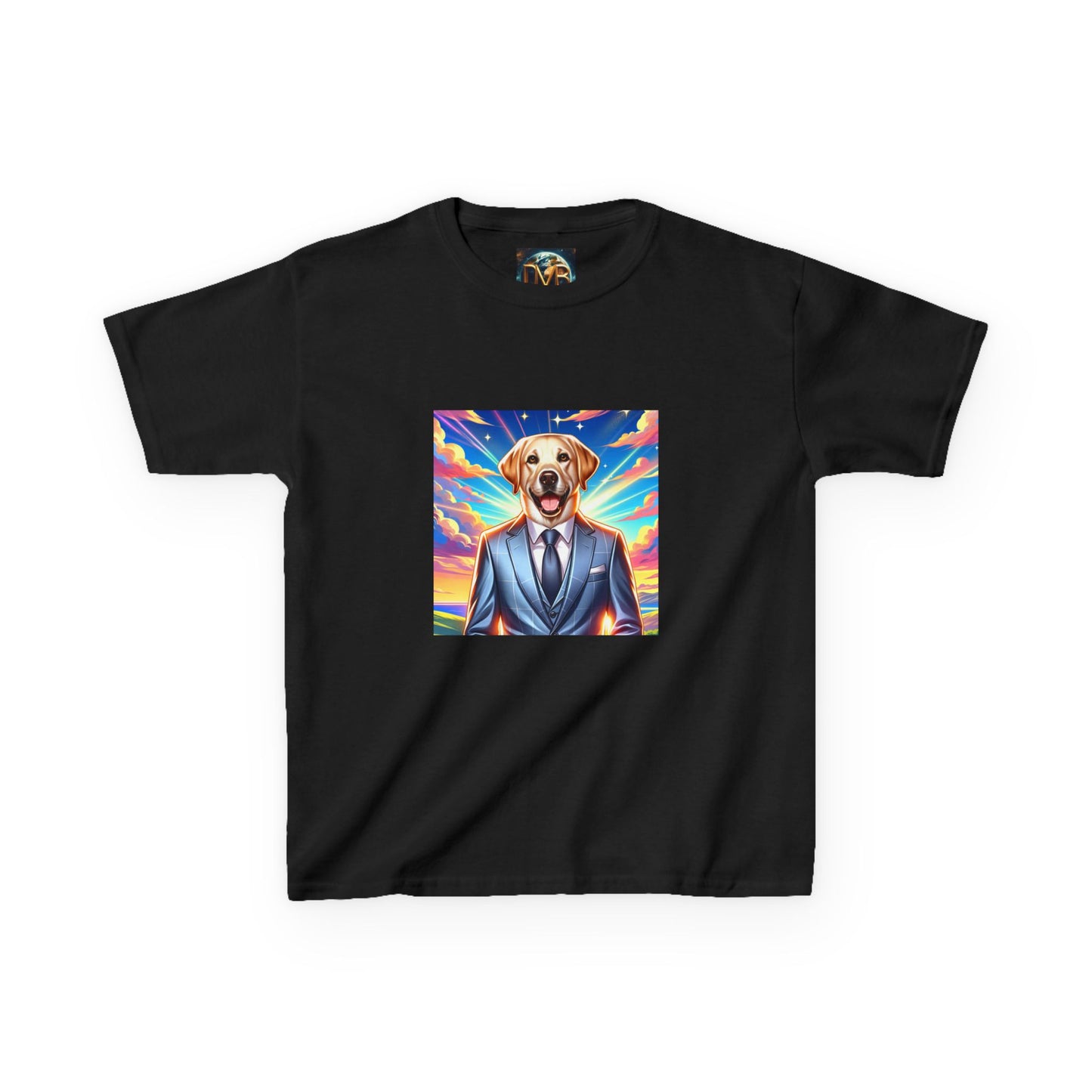 Whimsical Dog Portrait Kids Tee, Fun Youth T-Shirt, Dog Lover Gift, Colorful Kids Shirt, Perfect for Birthdays or Playdates