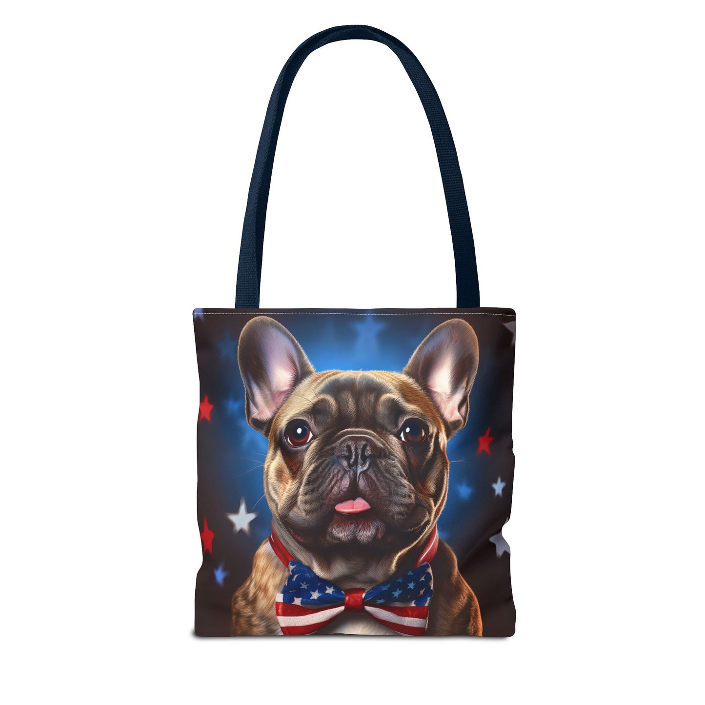 Patriotic French Bulldog Tote Bag - Perfect for Pet Lovers