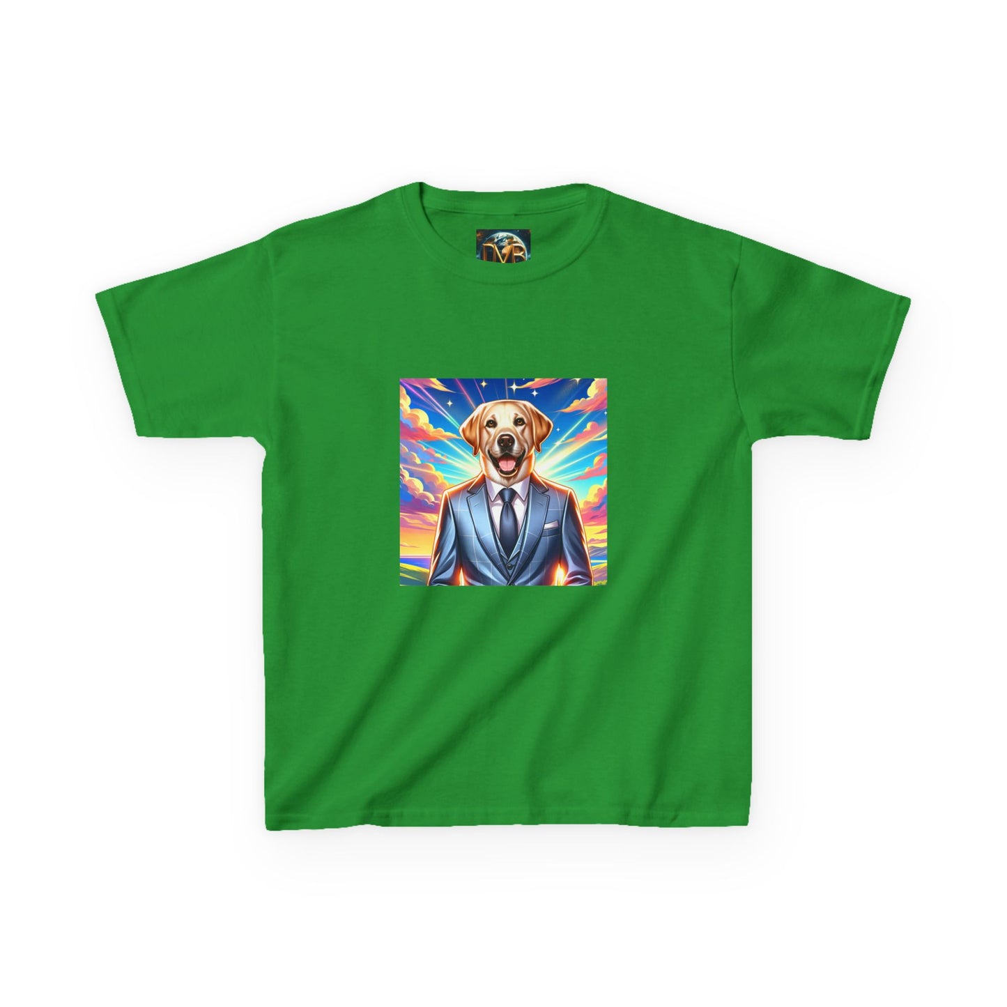 Whimsical Dog Portrait Kids Tee, Fun Youth T-Shirt, Dog Lover Gift, Colorful Kids Shirt, Perfect for Birthdays or Playdates