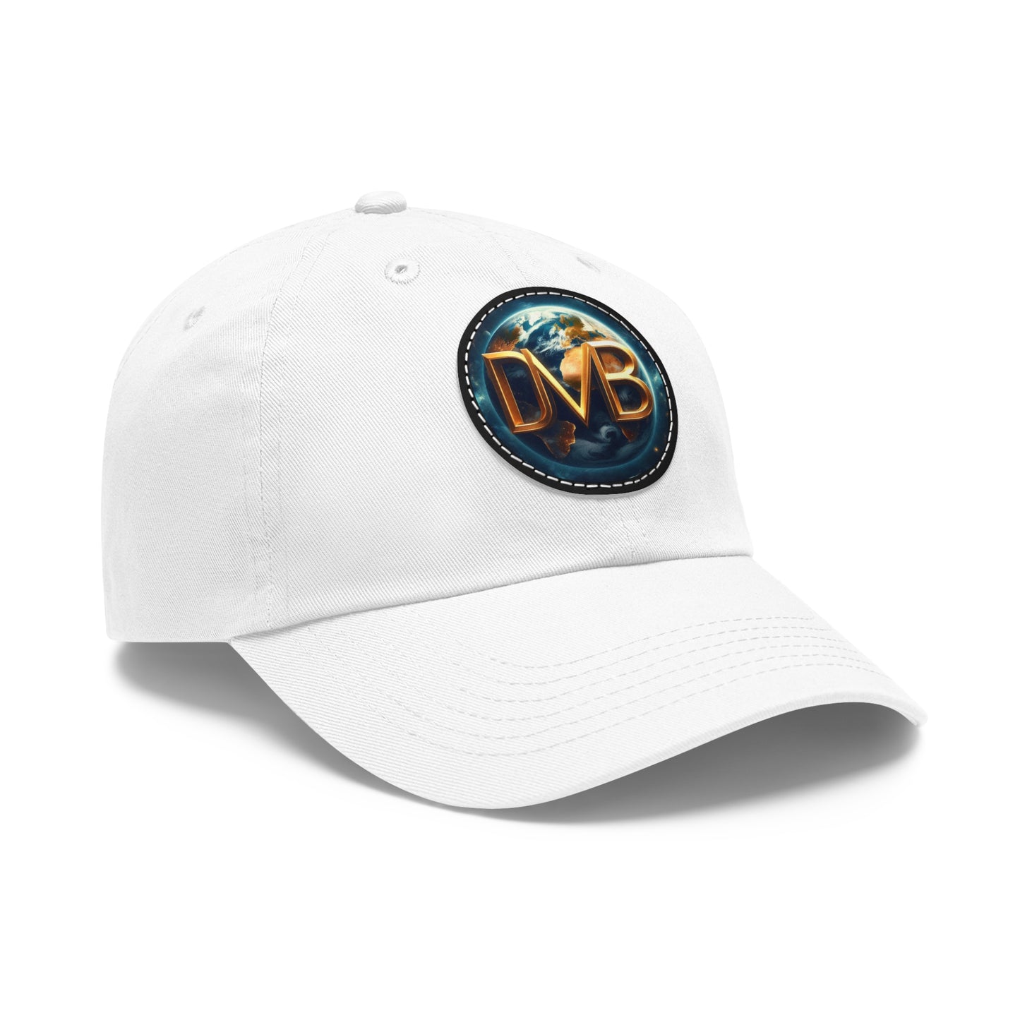 Diego Von Bellini Dad Hat with Leather Patch (Round)