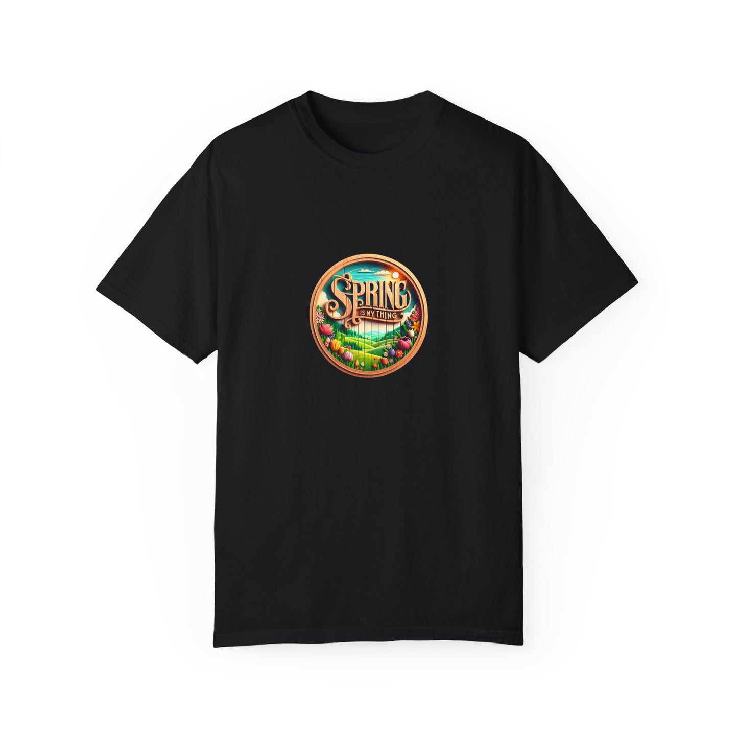 Spring Vibes Unisex Garment-Dyed T-shirt - Celebrate the Season