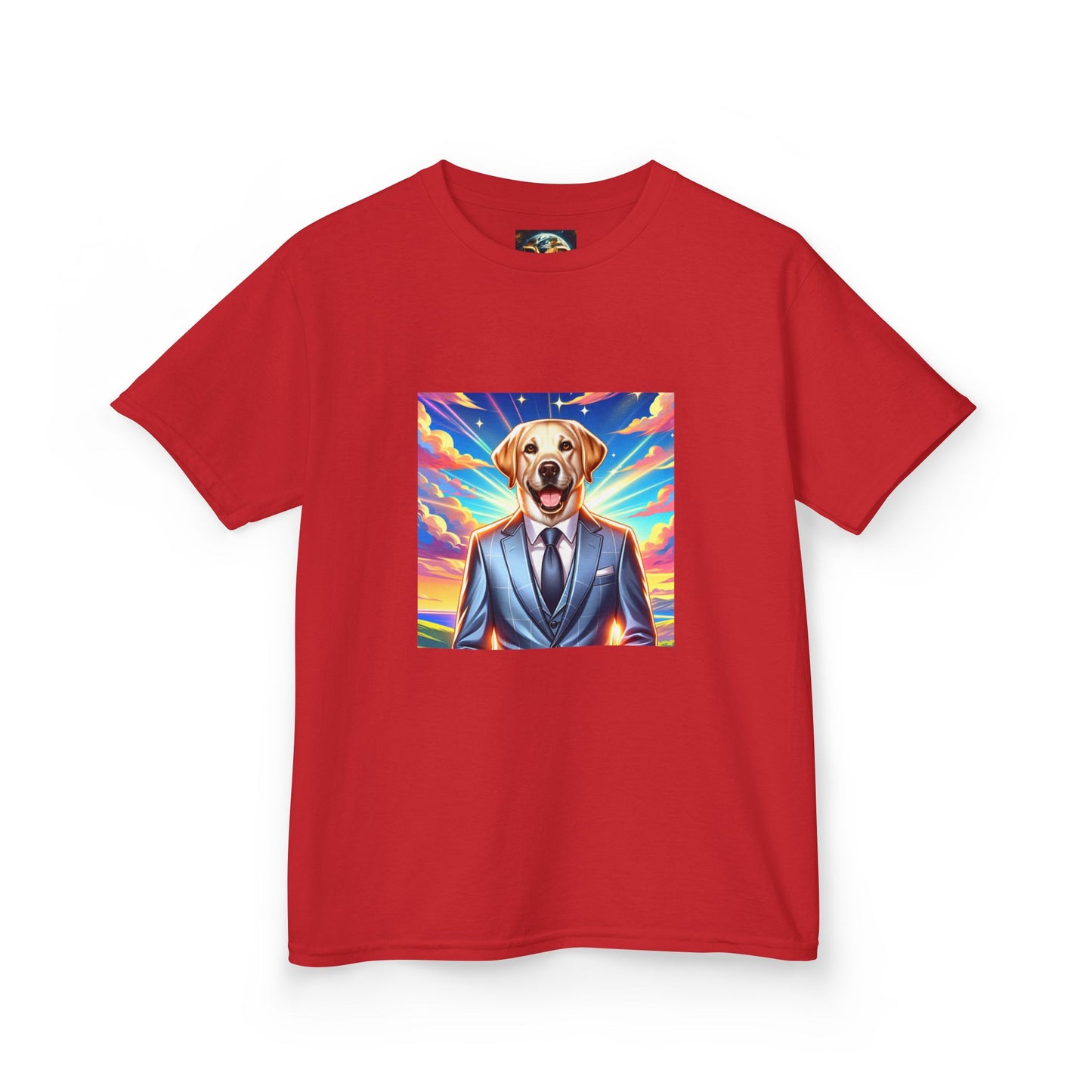 Whimsical Dog Portrait Kids Tee, Fun Youth T-Shirt, Dog Lover Gift, Colorful Kids Shirt, Perfect for Birthdays or Playdates