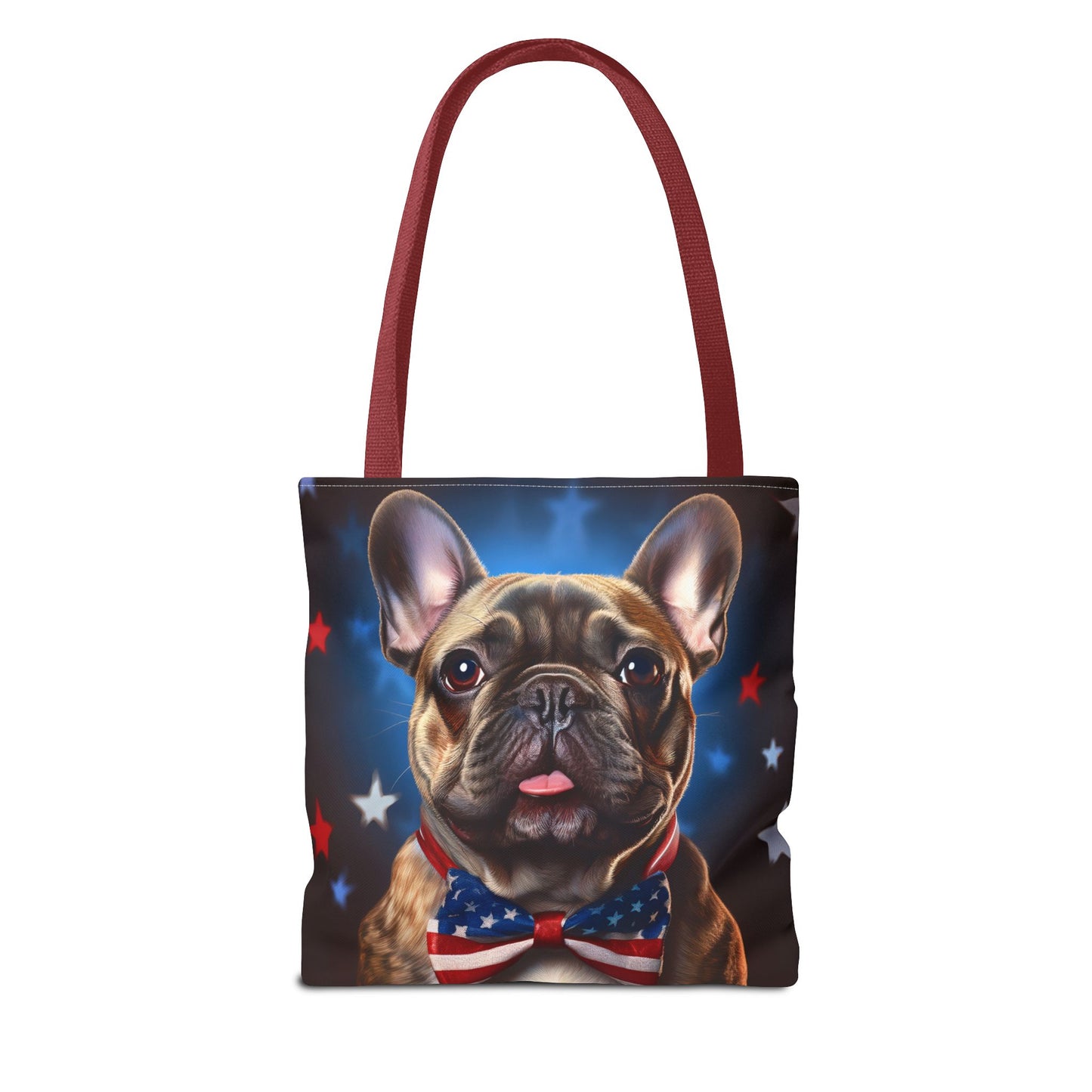 Patriotic French Bulldog Tote Bag - Perfect for Pet Lovers